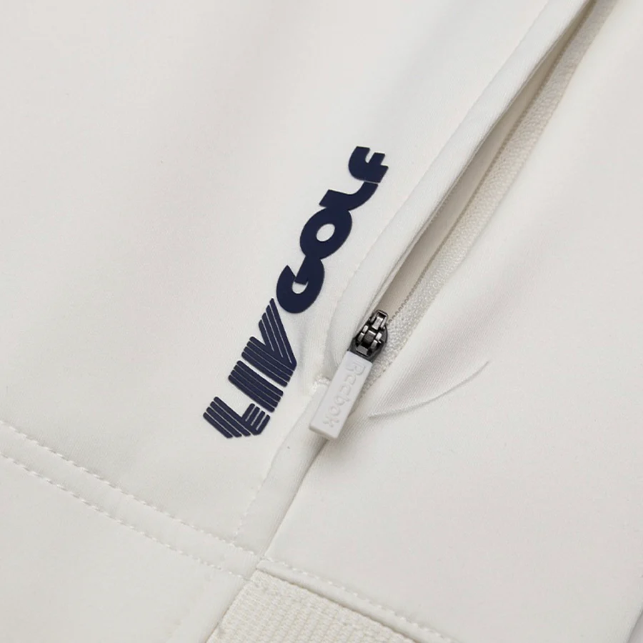 1/4 Zip Vest Chalk - Image 3