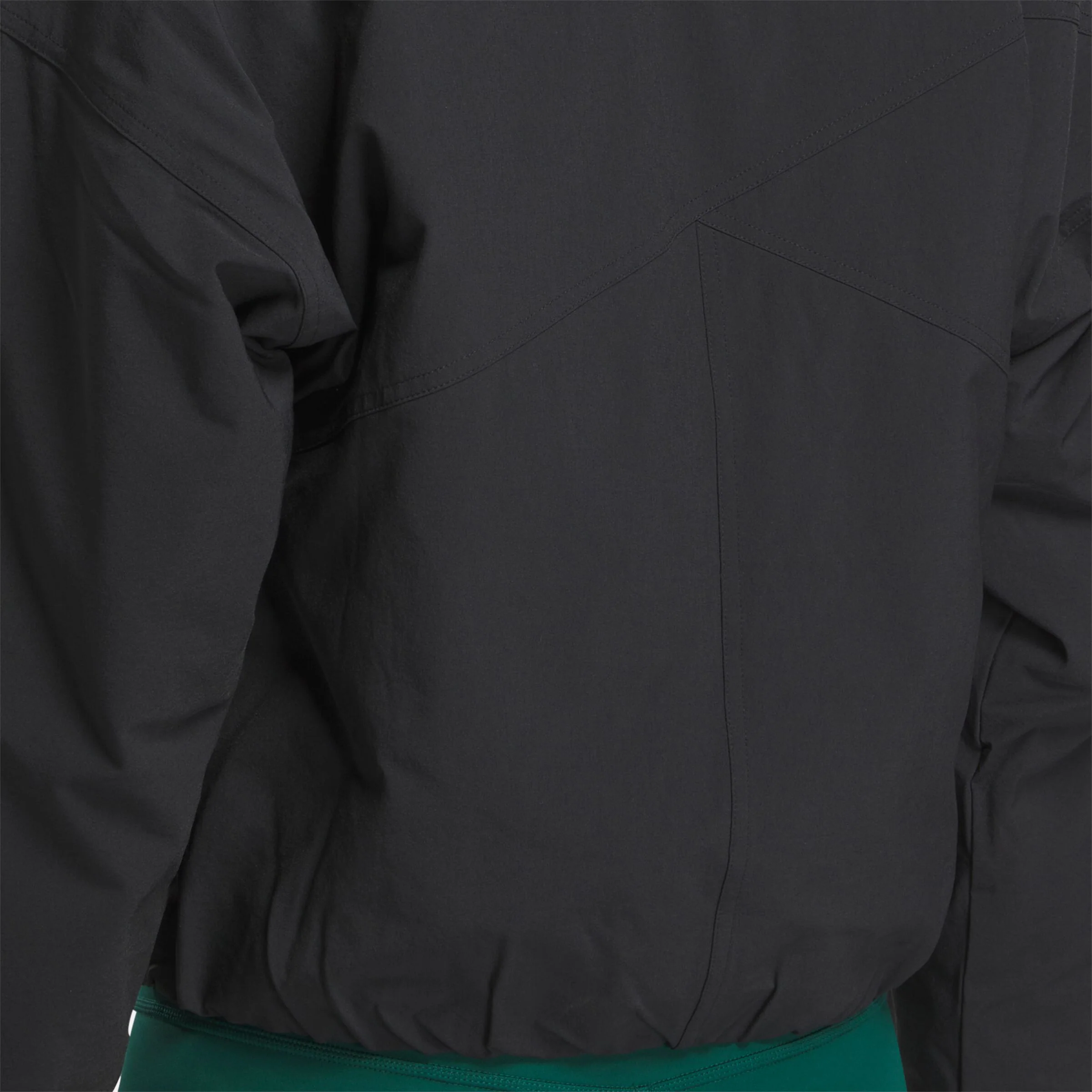 Active Collective Skystretch Woven Padded Jacket Black - Image 5