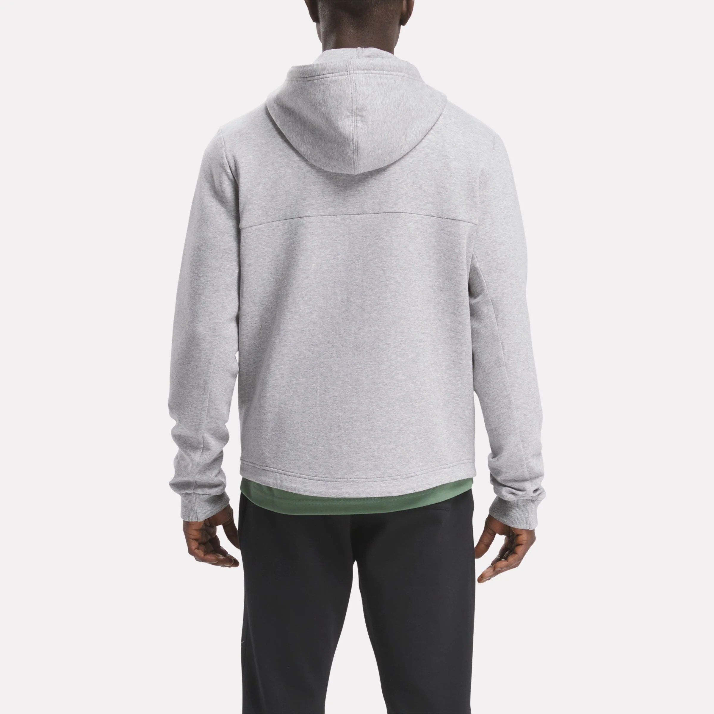 Active Essentials Db Fz Hoodie Medium Grey Heather - Image 3