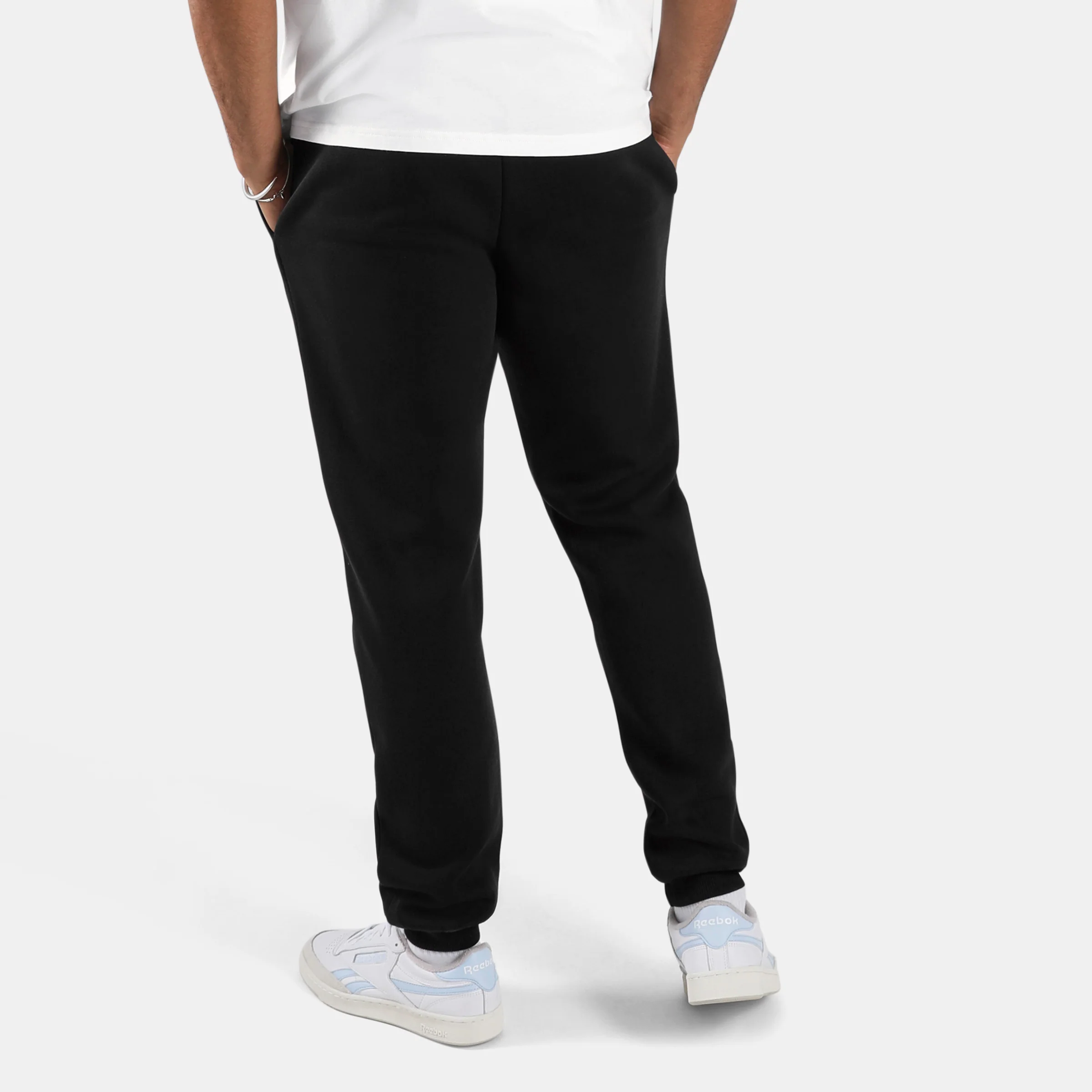 Andre Small Logo Cuffed Pant Black - Image 3