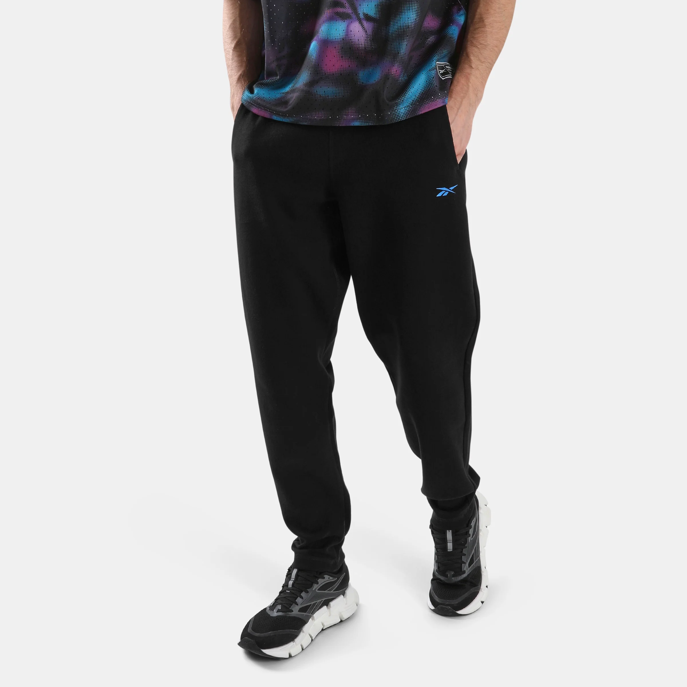Athlete Doubleknit Pants Black/Virtual Blue