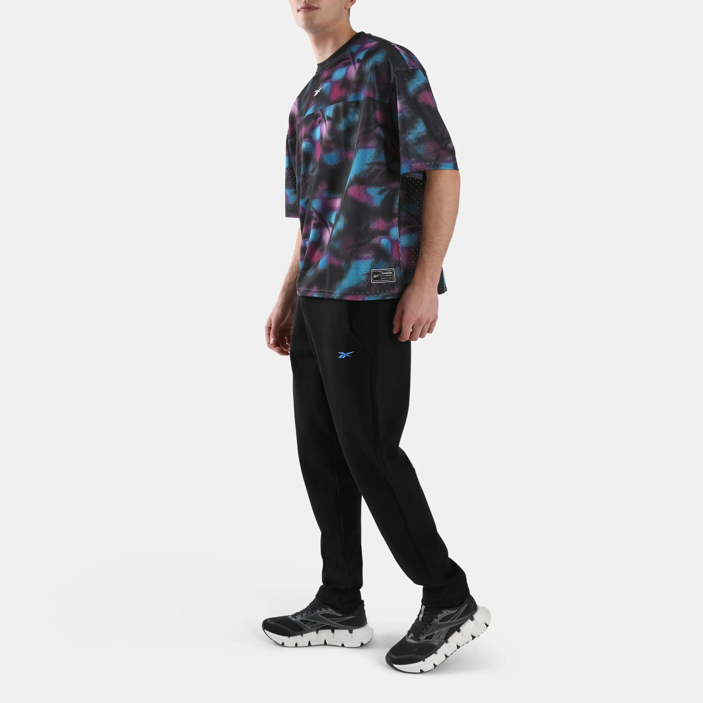 Athlete Doubleknit Pants Black/Virtual Blue - Image 2