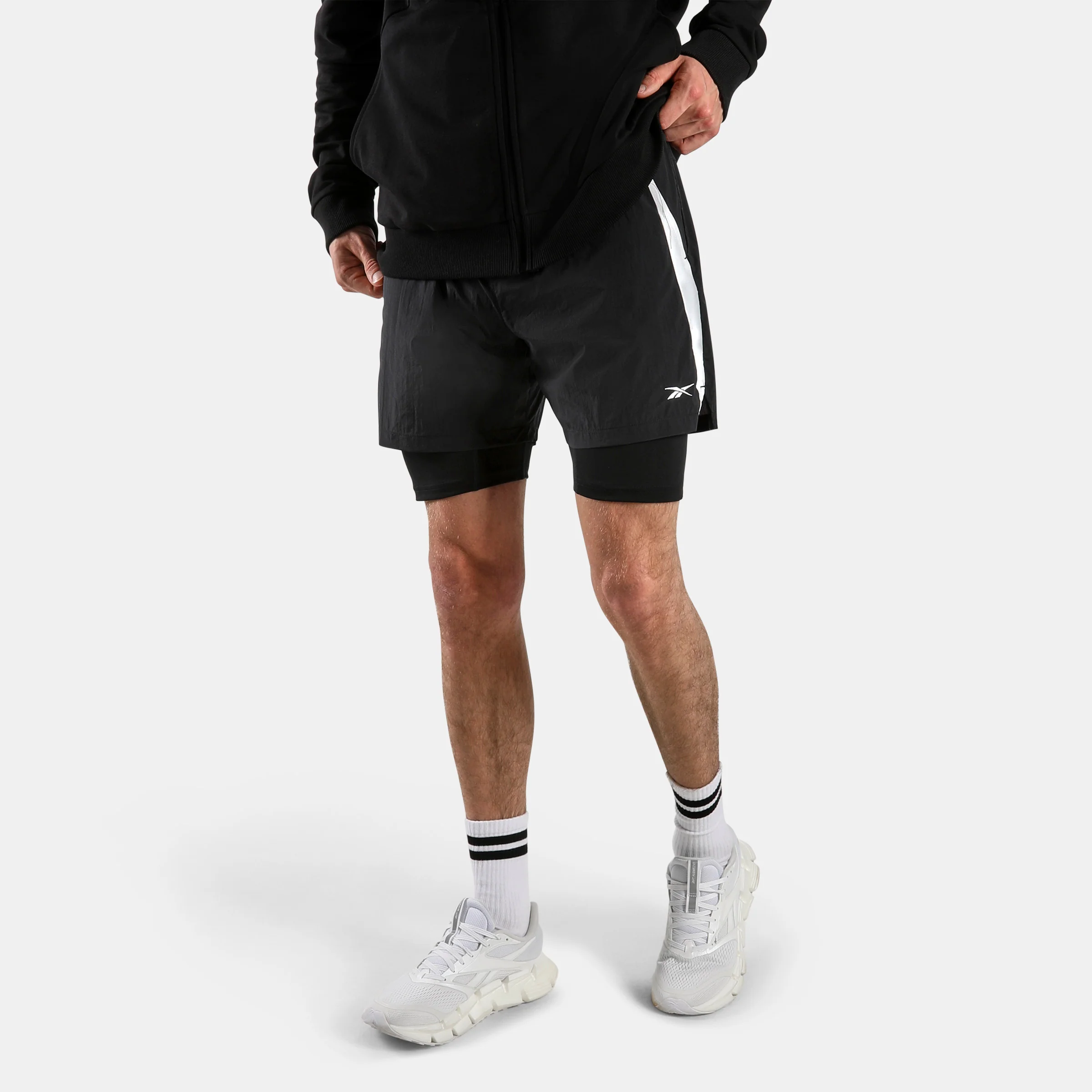 Athlete Flex 2 In 1 Shorts Black