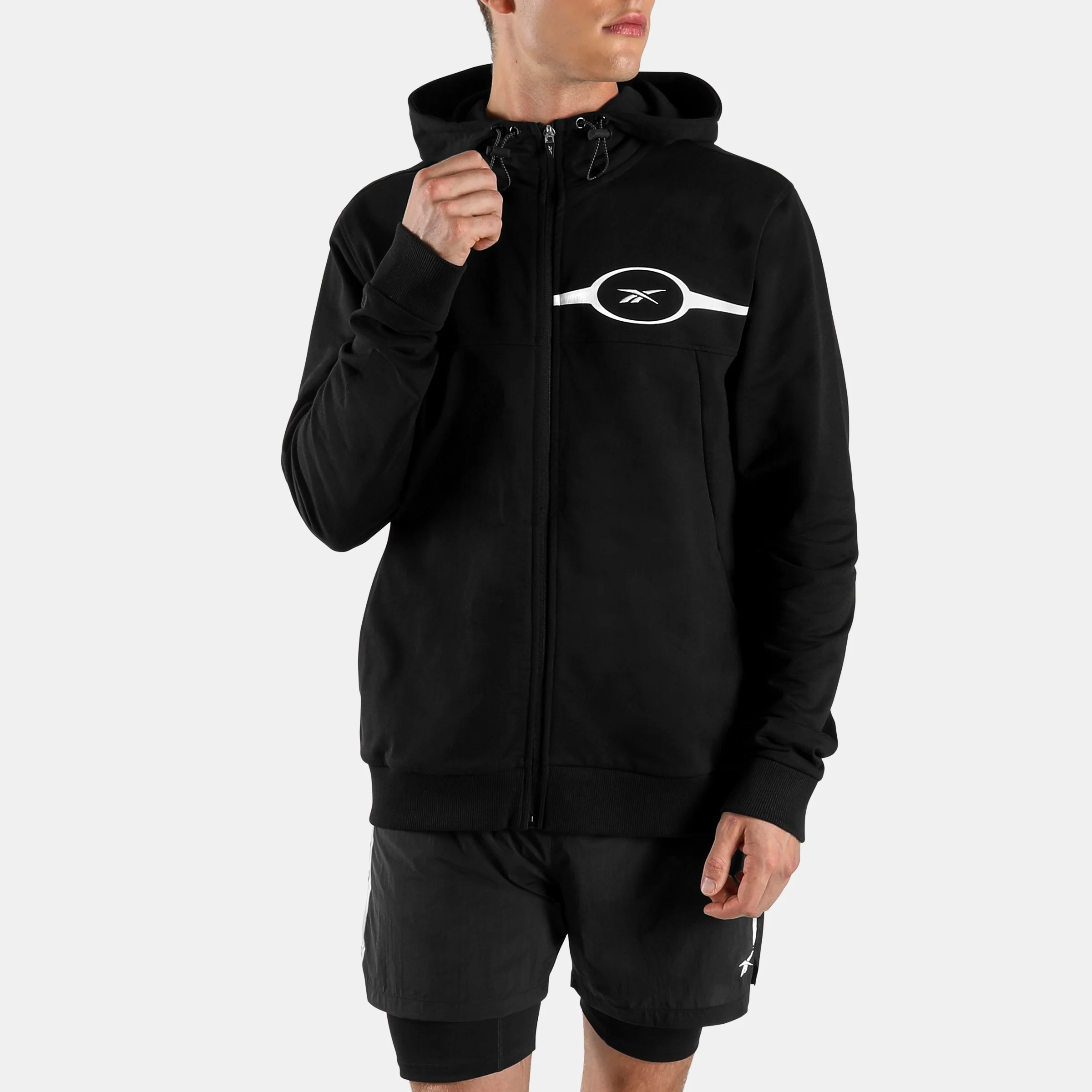 Athlete Flex Full Zip Hoodie Black