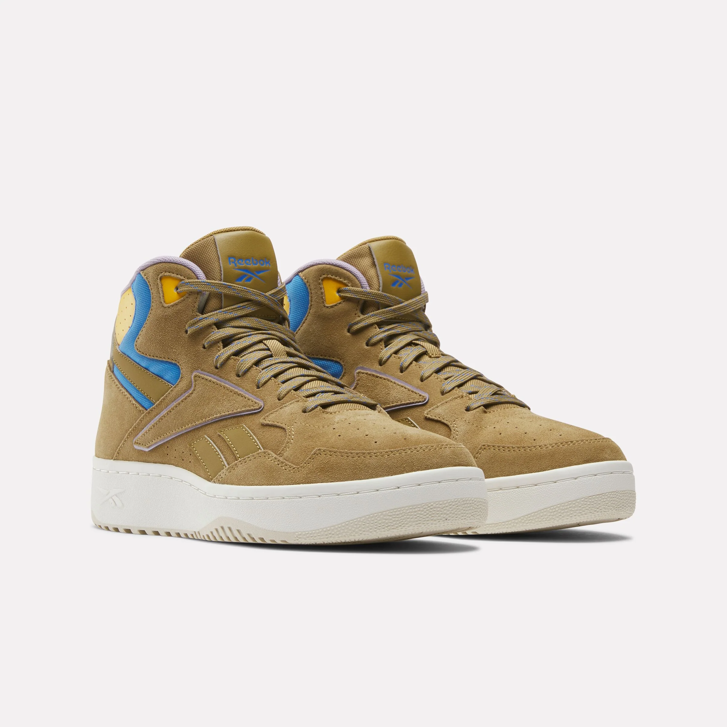 Atr Chill Mid Basketball Shoes Khaki Brown/Gold/Kinticblue - Image 2