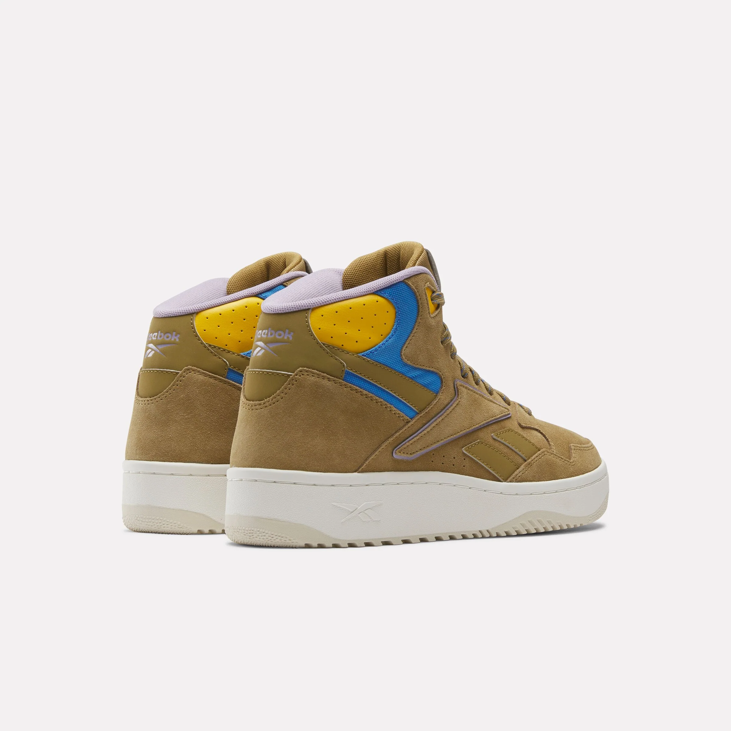 Atr Chill Mid Basketball Shoes Khaki Brown/Gold/Kinticblue - Image 3