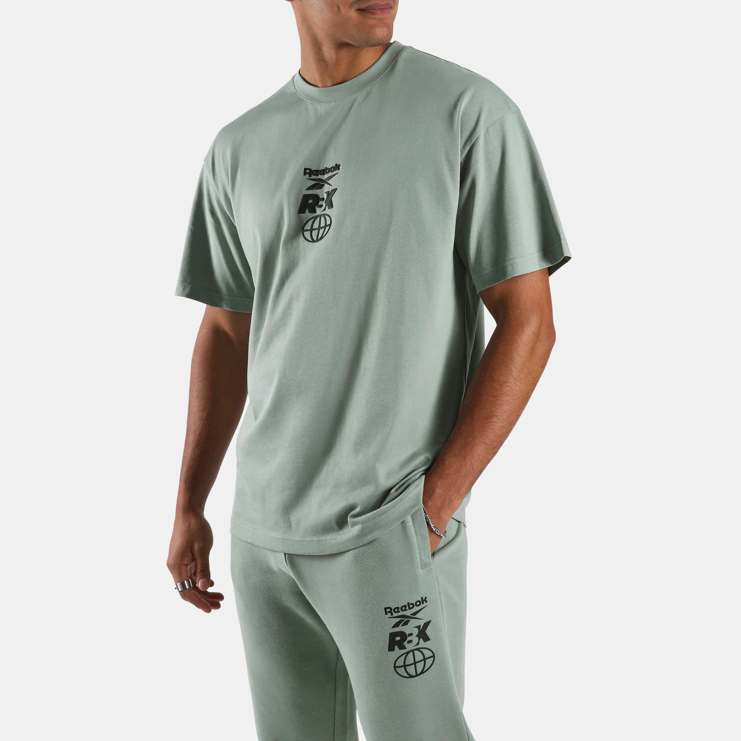 Back Fade Tshirt Light Fog