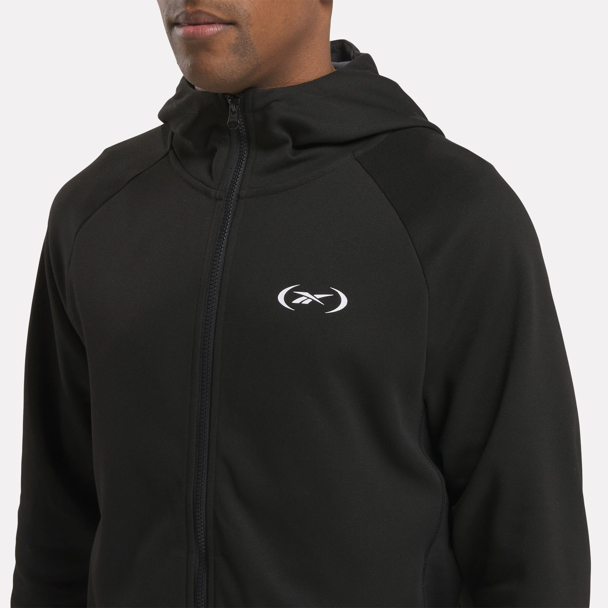 Basketball Full-Zip Hoodie Black - Image 4