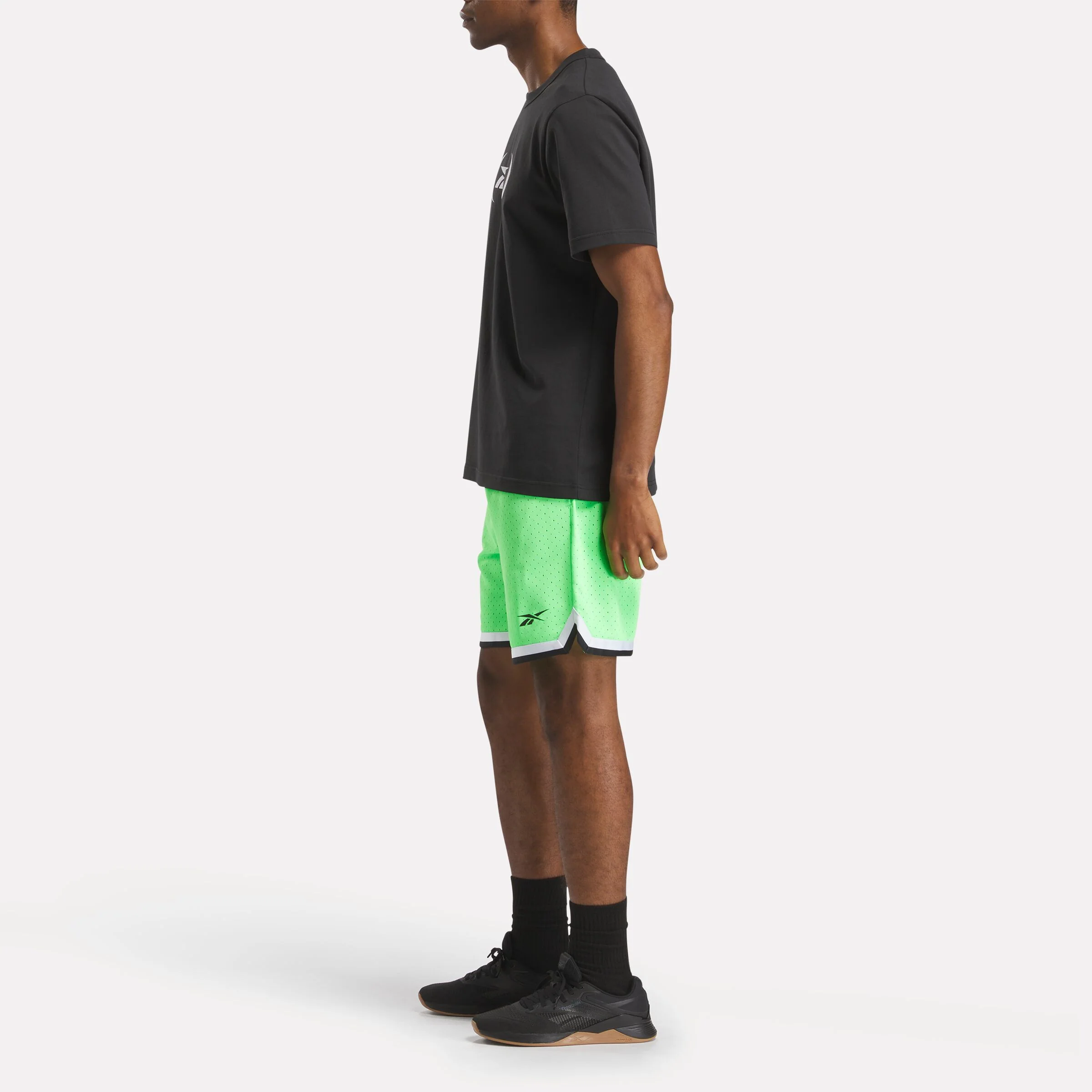Basketball Transition Short Solar Lime - Image 2