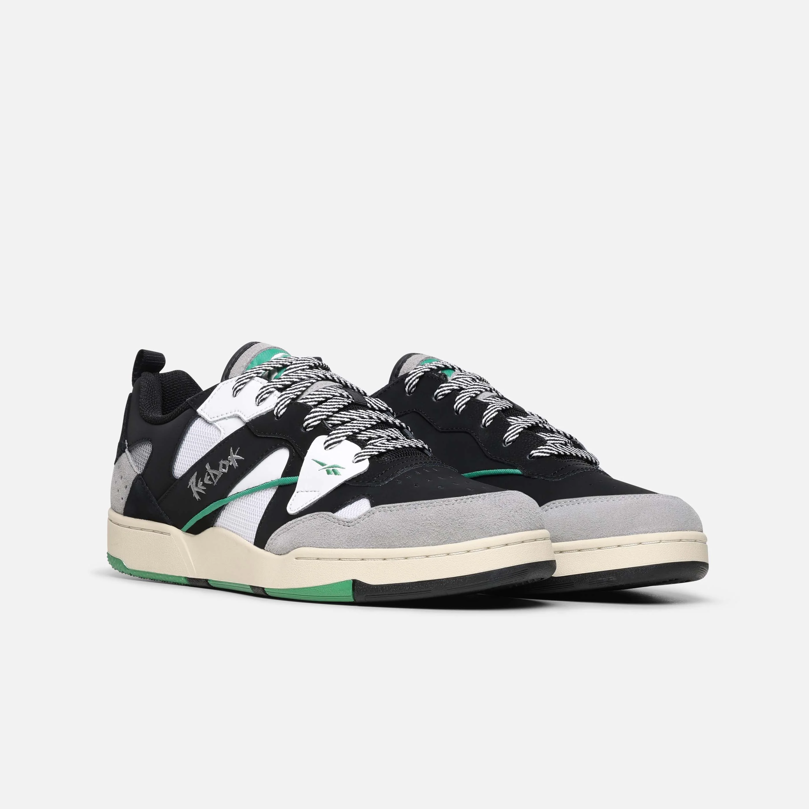 Bb 4000 Ii 96 Basketball Shoes Black/White/Glengreen - Image 4