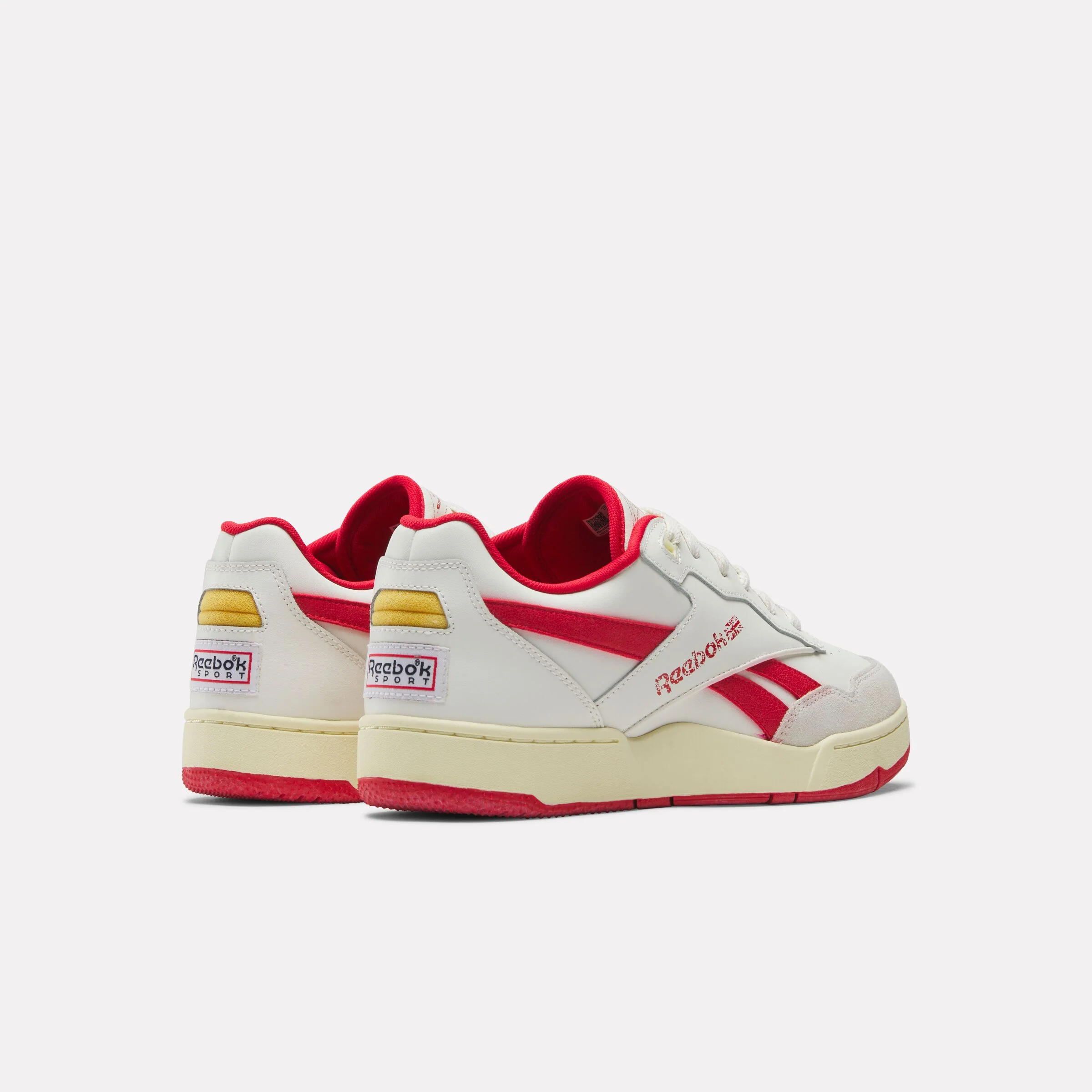 Bb 4000 Ii Basketball Shoes Chalk/Wthrd White/Vector Red - Image 3