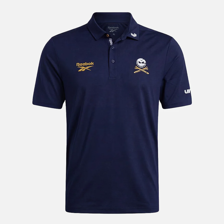 Bonded Pique Polo Vector Navy