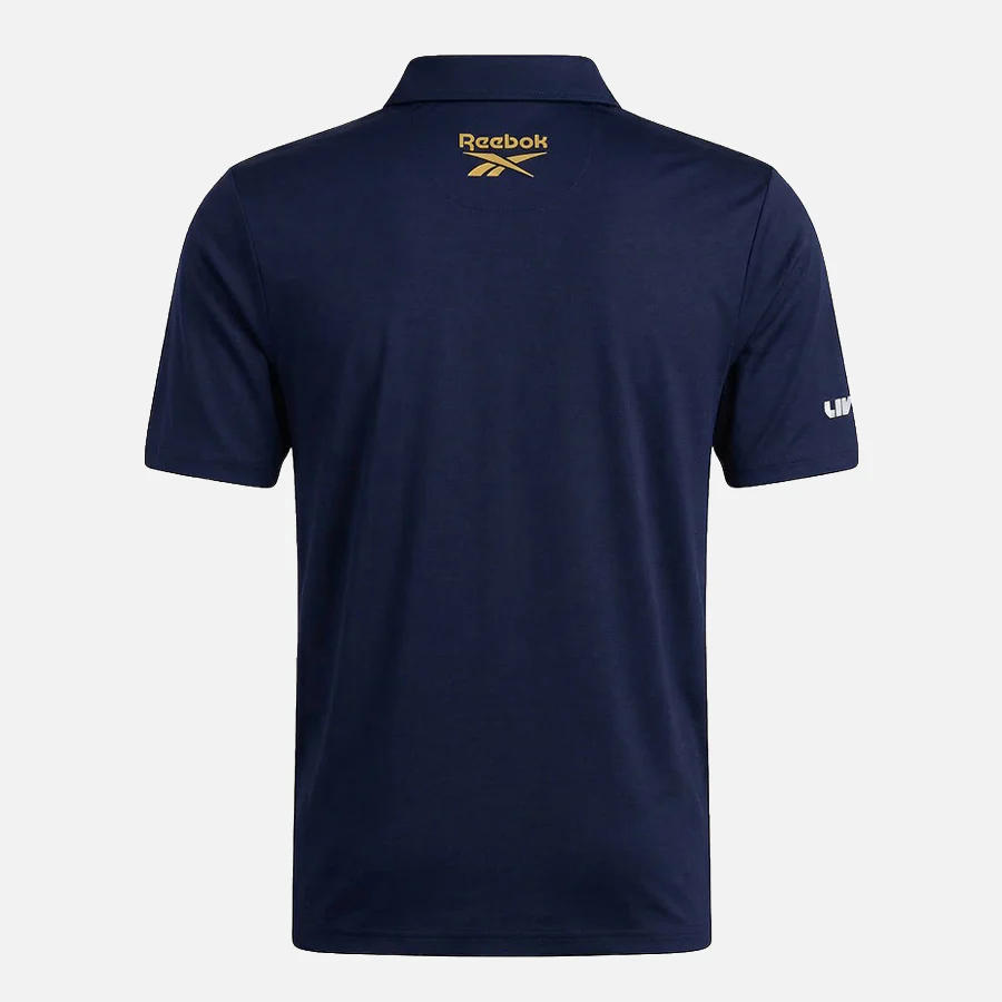 Bonded Pique Polo Vector Navy - Image 3