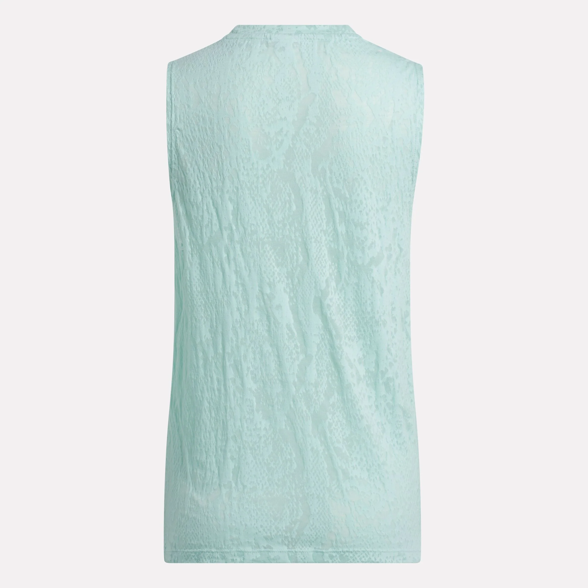 Burnout Muscle Tank Glitch Aqua - Image 5