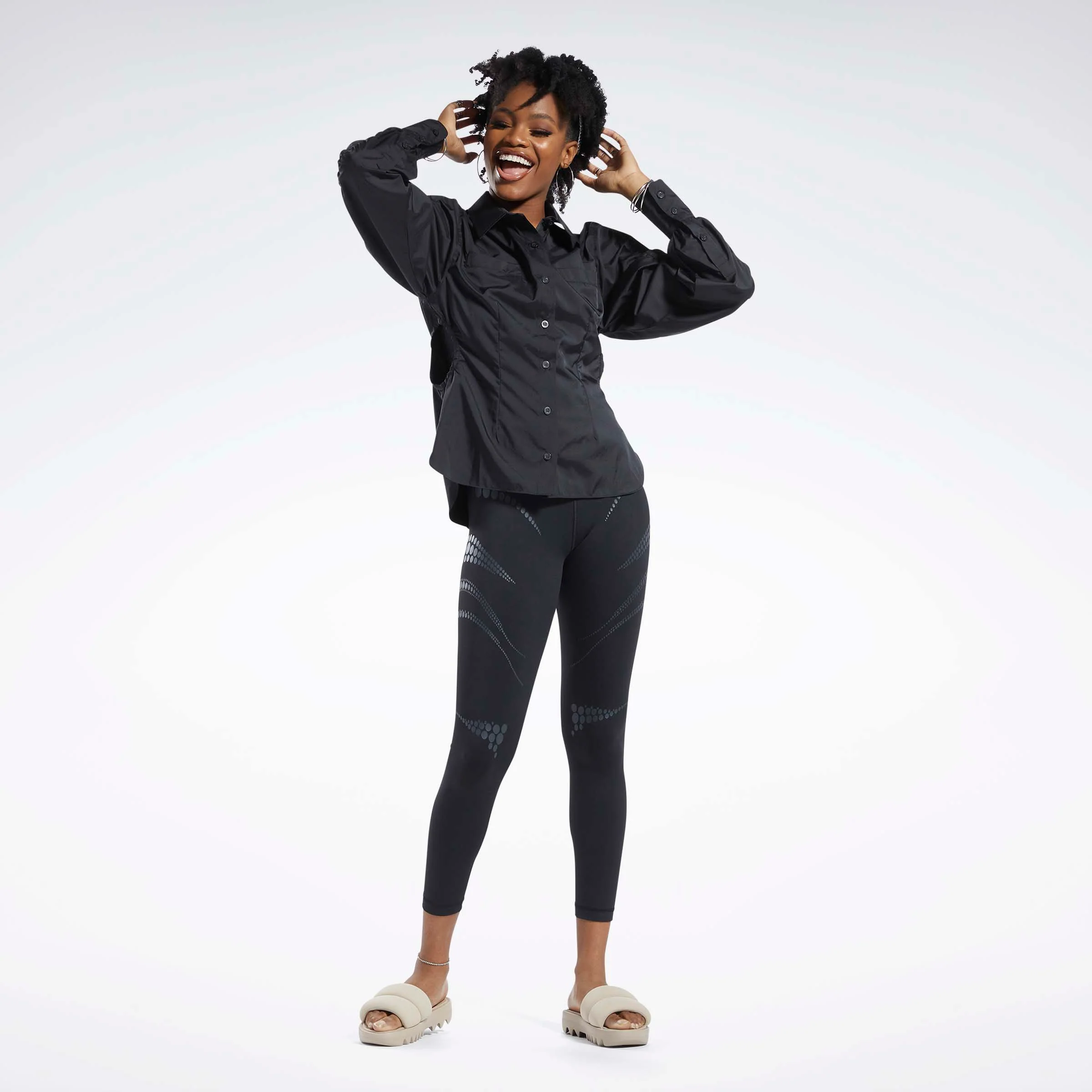 Cardi B Long-Sleeve Top Black - Image 6