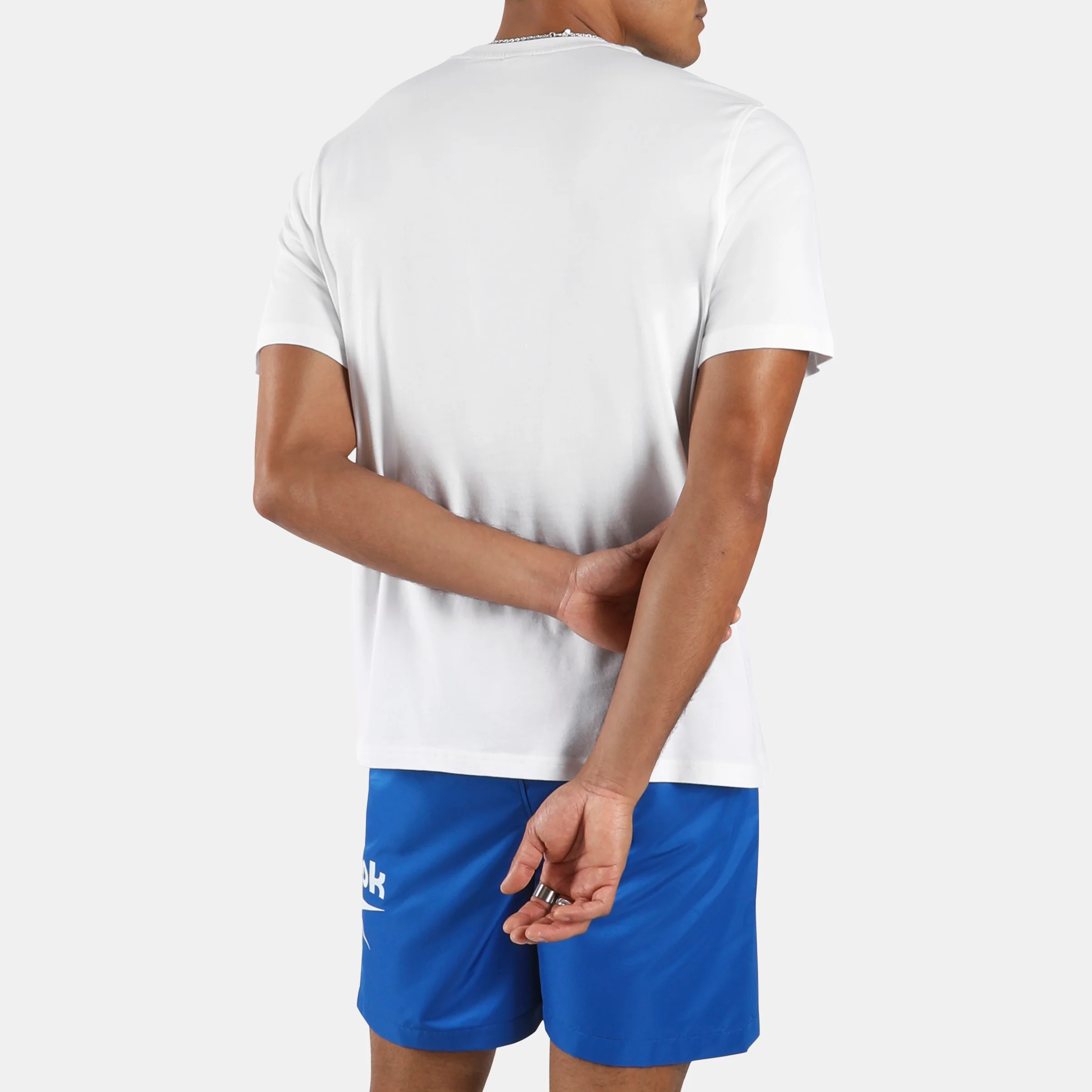 Chad Big Logo Crew Neck Ss Tee White - Image 3
