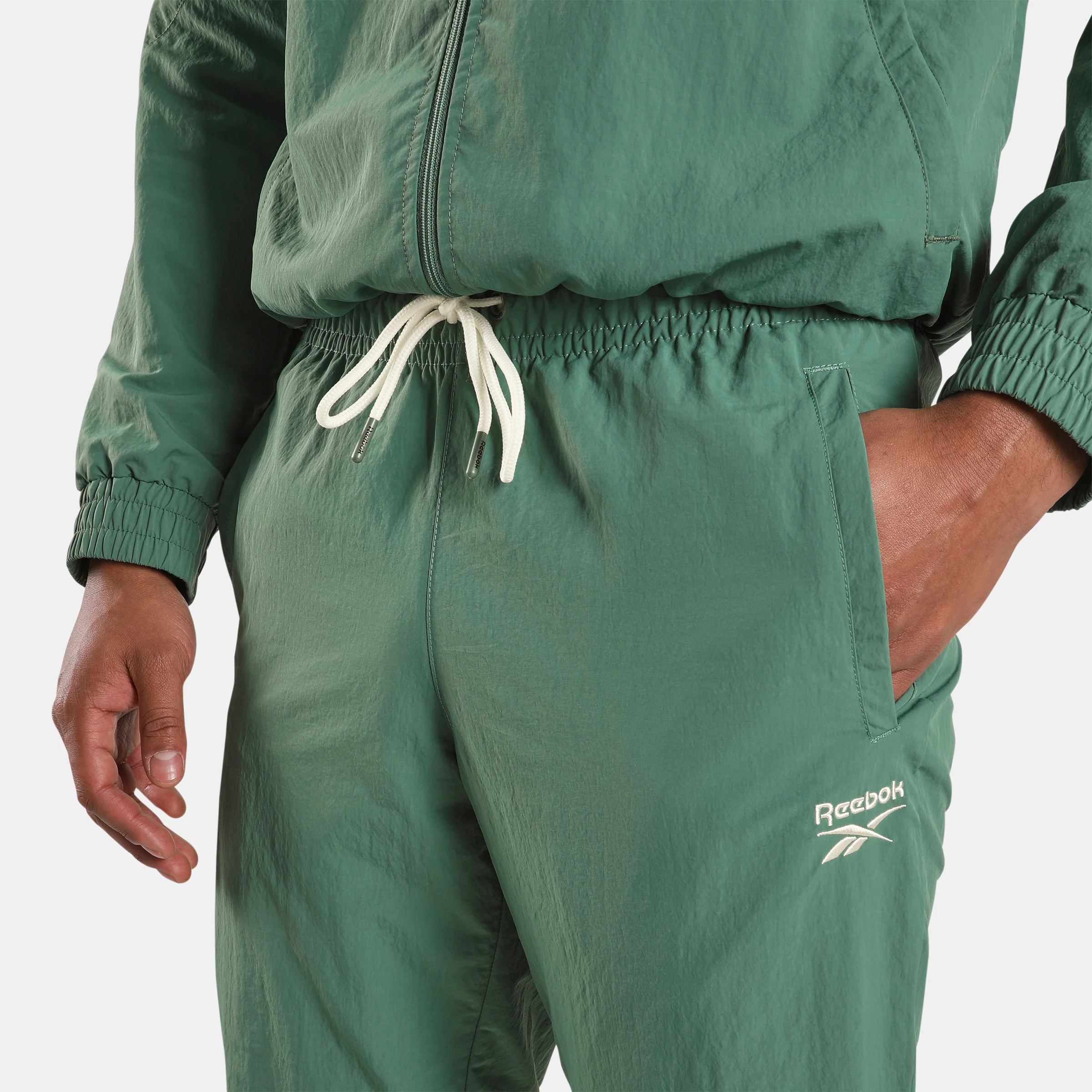 Cl F Fr Trackpant Field Green/Vintage Chalk - Image 4