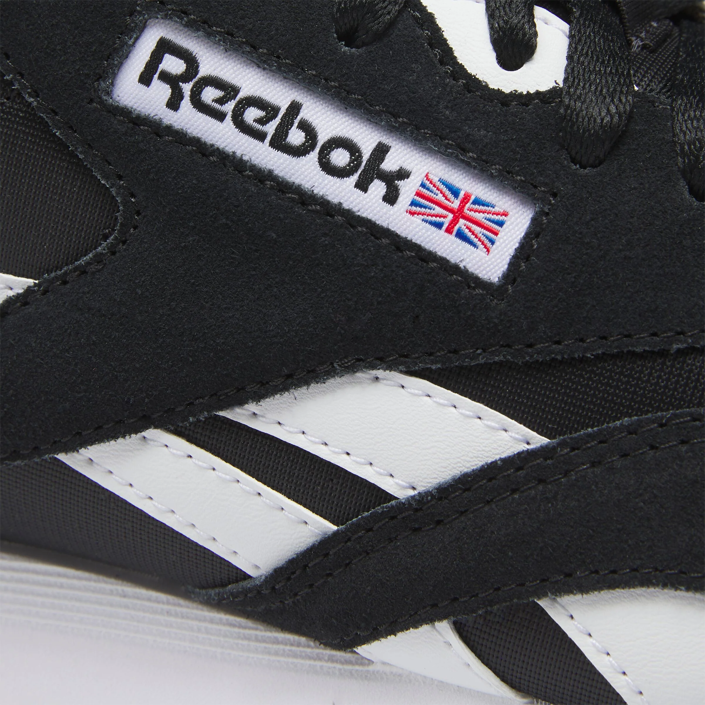 Classic Nylon Shoes Black/White/White - Image 8