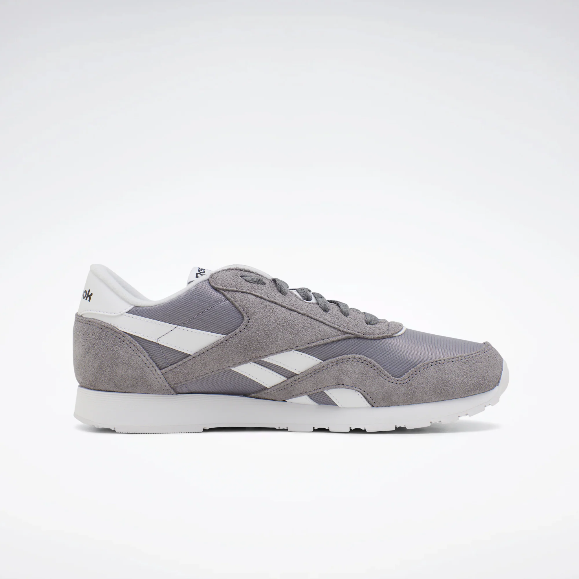 Classic Nylon Shoes Pure Grey 5/White/White - Image 3