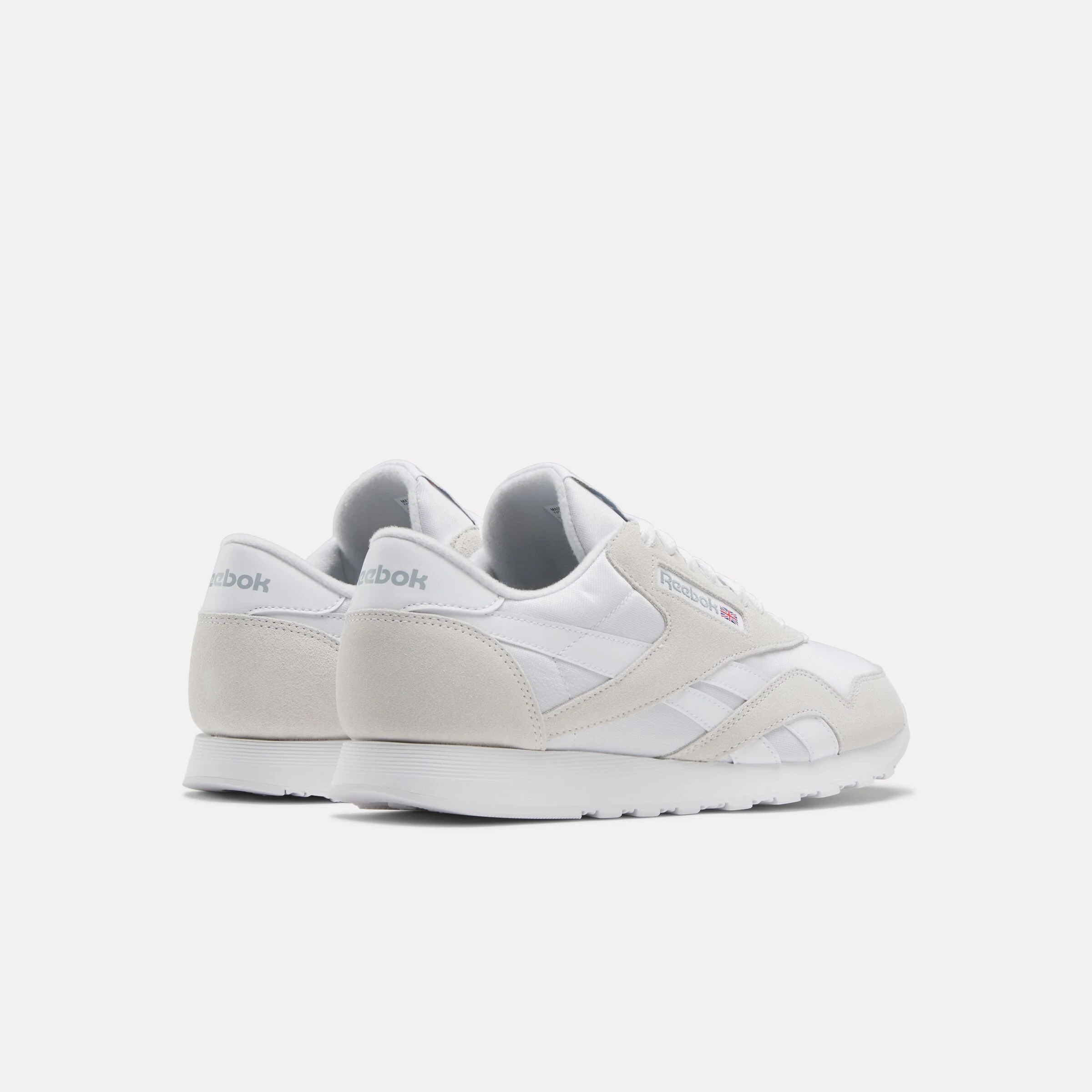Classic Nylon Shoes White/White/White - Image 3