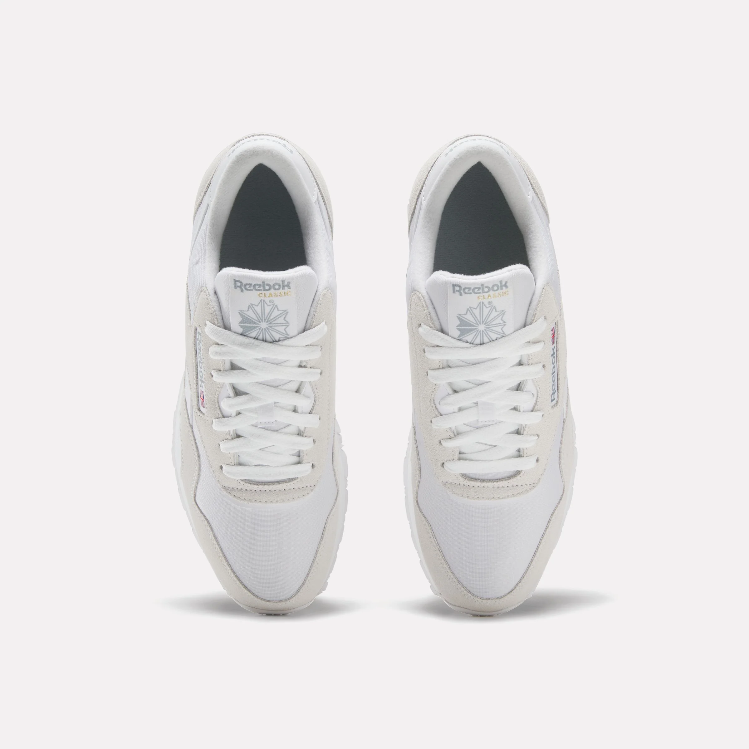 Classic Nylon Shoes White/White/White - Image 4