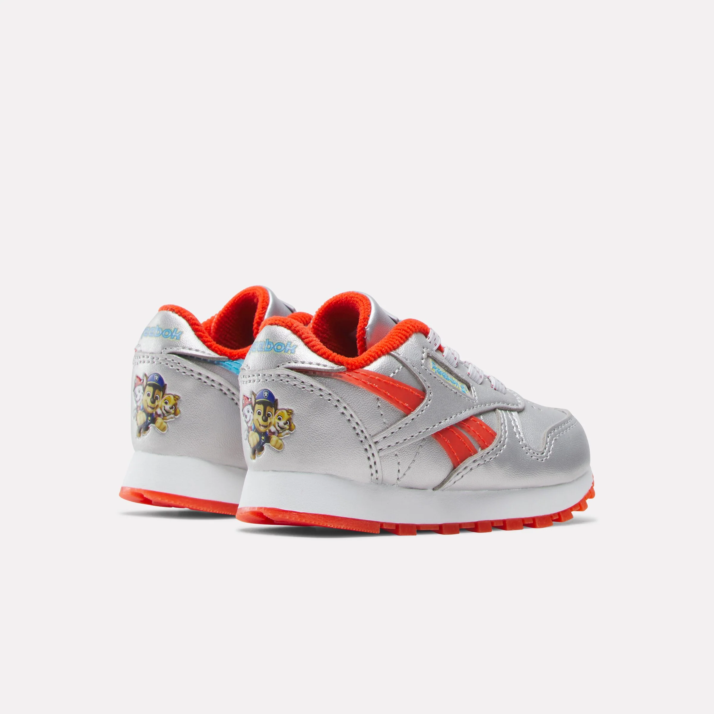 Reebok X Paw Patrol Cl Step N' Flash 2.0 Elastic Lace Shoes Silver/Red/Red - Image 3