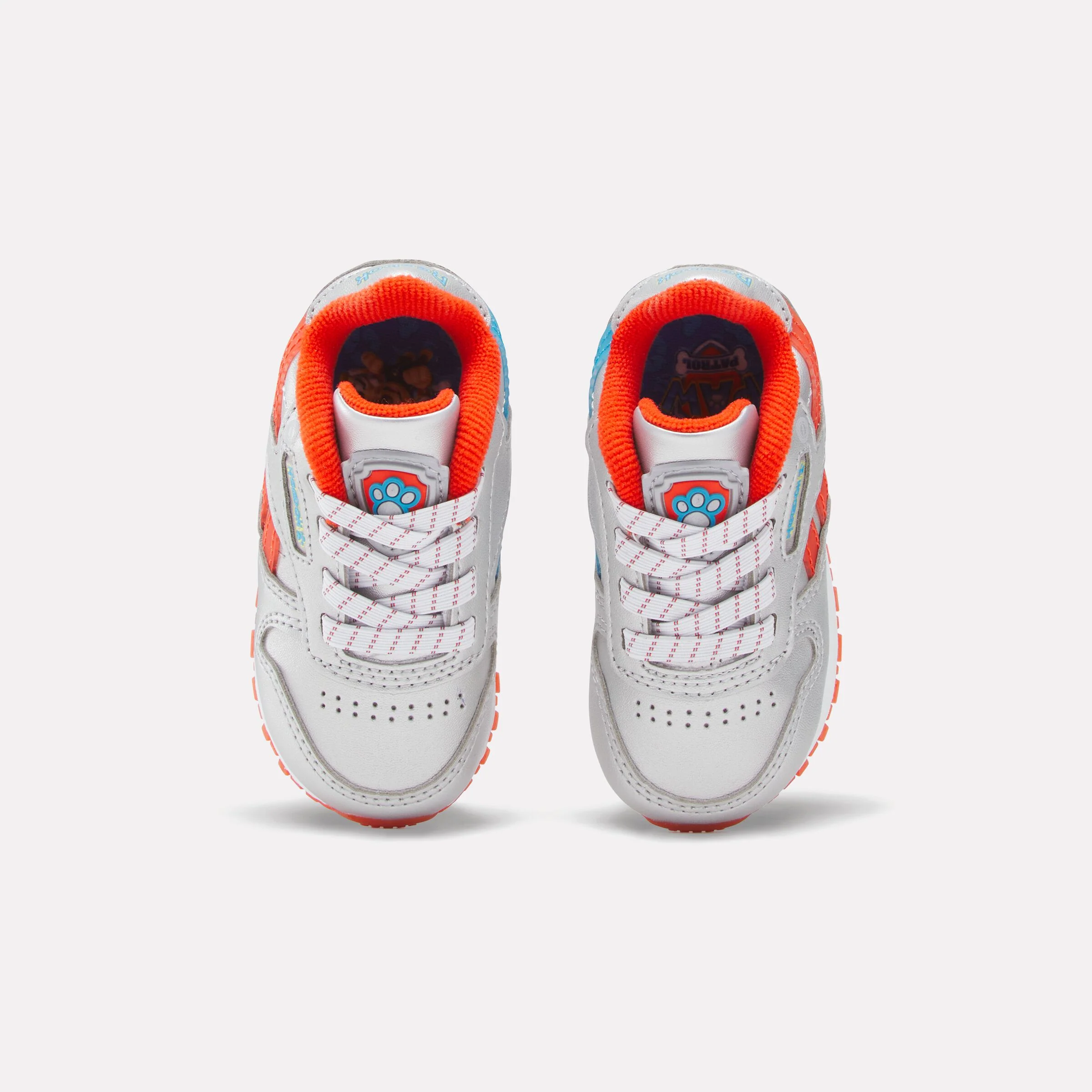 Reebok X Paw Patrol Cl Step N' Flash 2.0 Elastic Lace Shoes Silver/Red/Red - Image 4