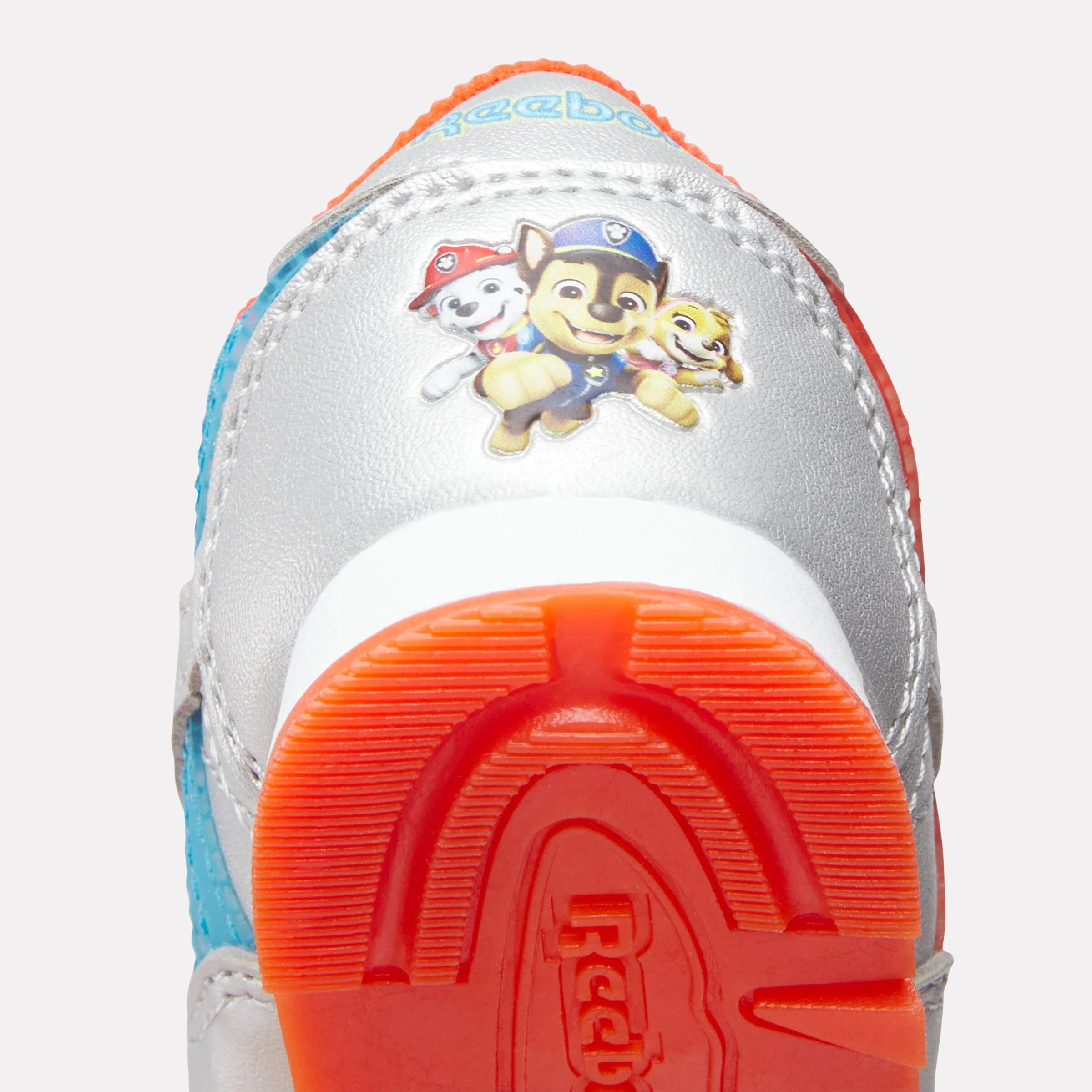 Reebok X Paw Patrol Cl Step N' Flash 2.0 Elastic Lace Shoes Silver/Red/Red - Image 6