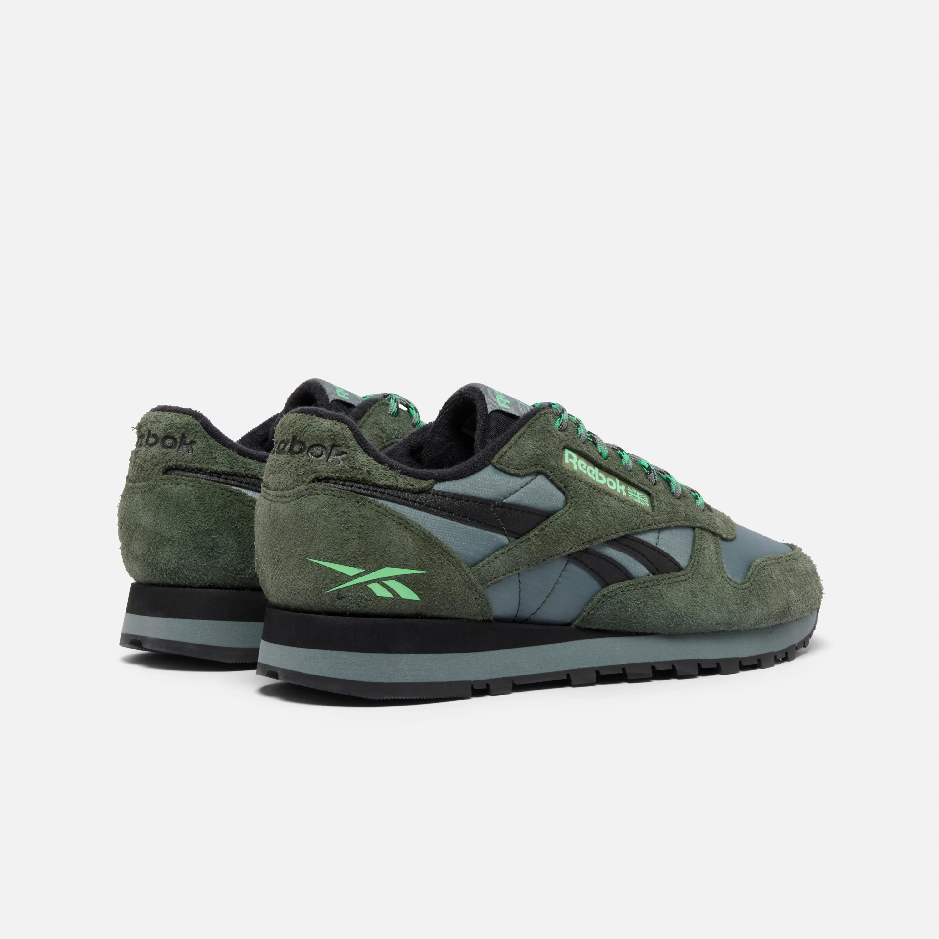 Classic Leather Dark Fog/Black/Grit Green - Image 5
