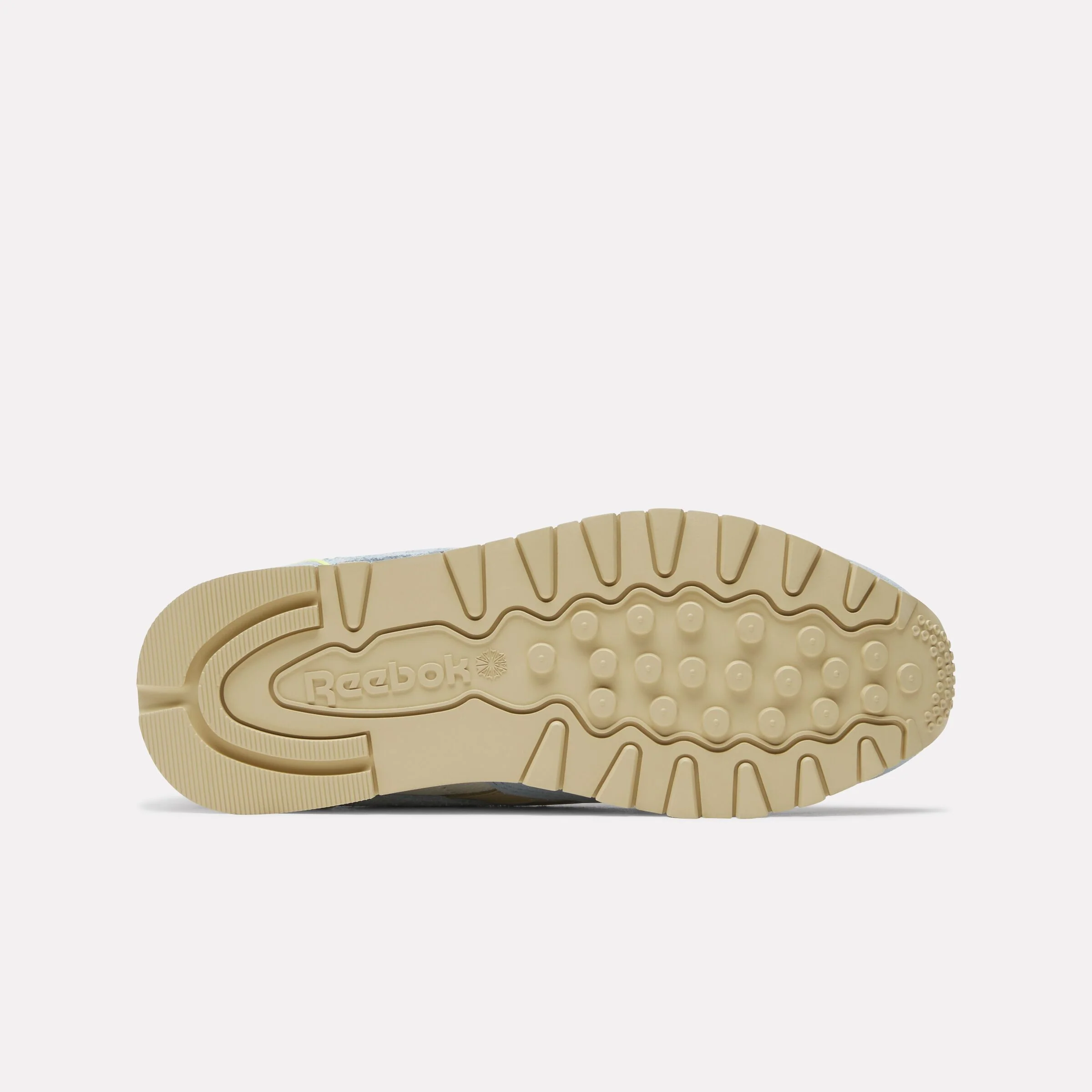 Classic Leather Women's Iceblue/Chalk/Sportcitrus - Image 5