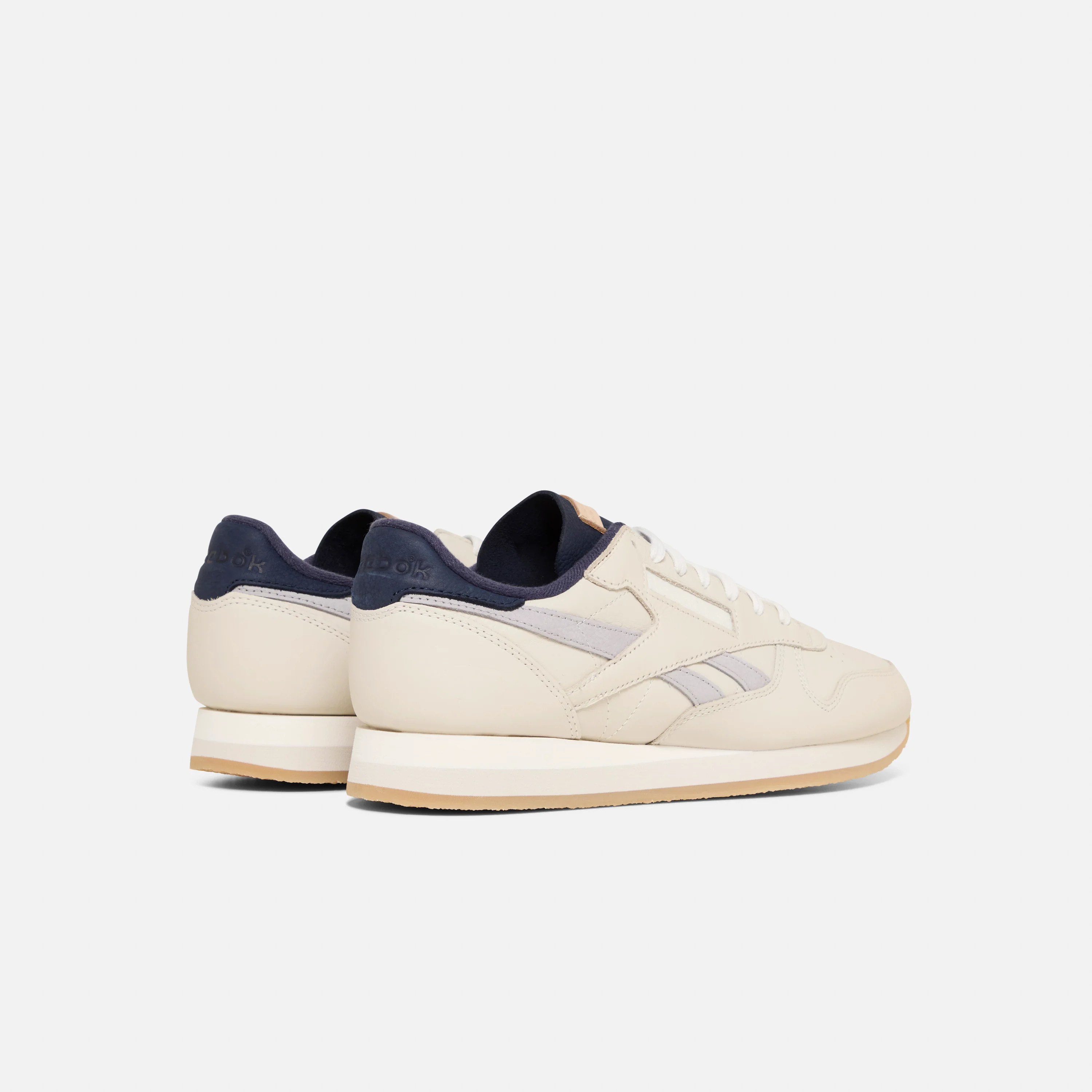 Classic Leather Premium Chalk/Vector Navy/Grey - Image 5