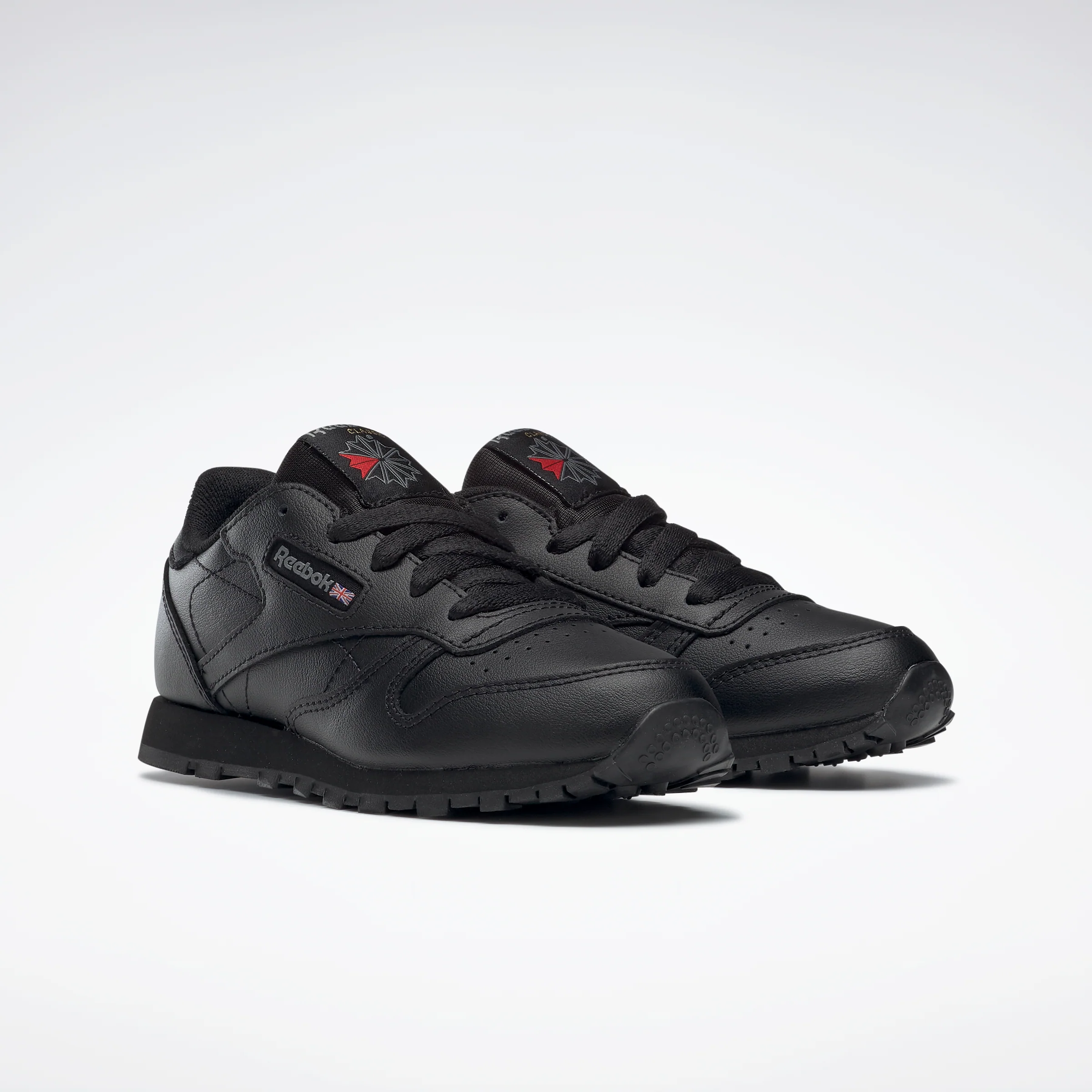 Classic Leather Shoes - Little Kids Black - Image 6