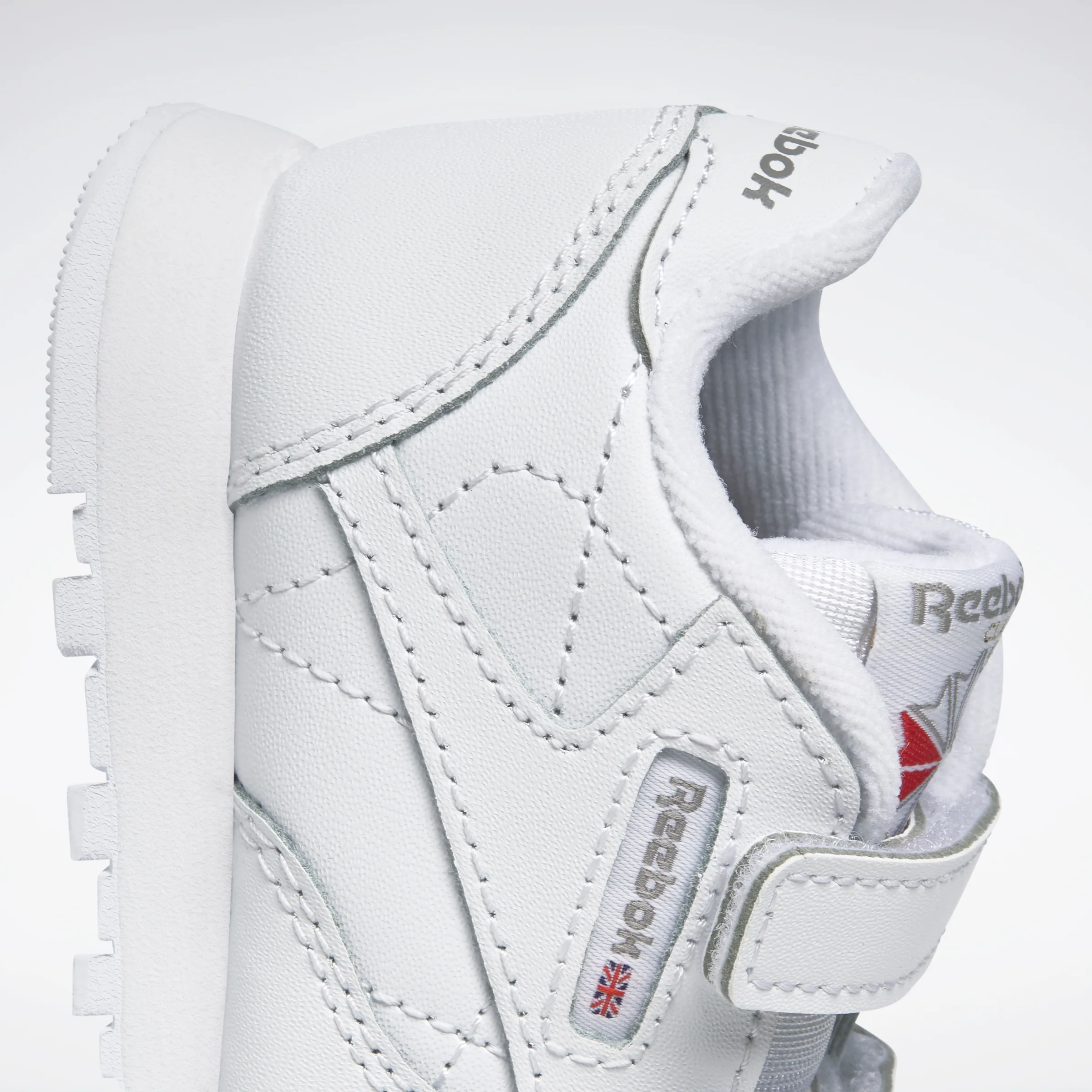 Classic Leather Shoes White/Carbon/Vector Blue - Image 8