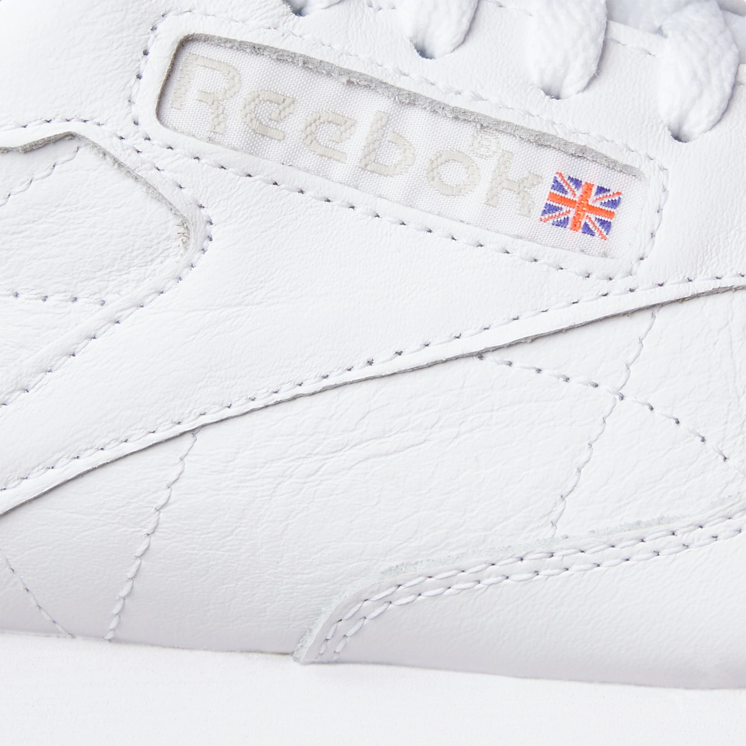 Classic Leather Shoes White/White/Pure Grey 3 - Image 4