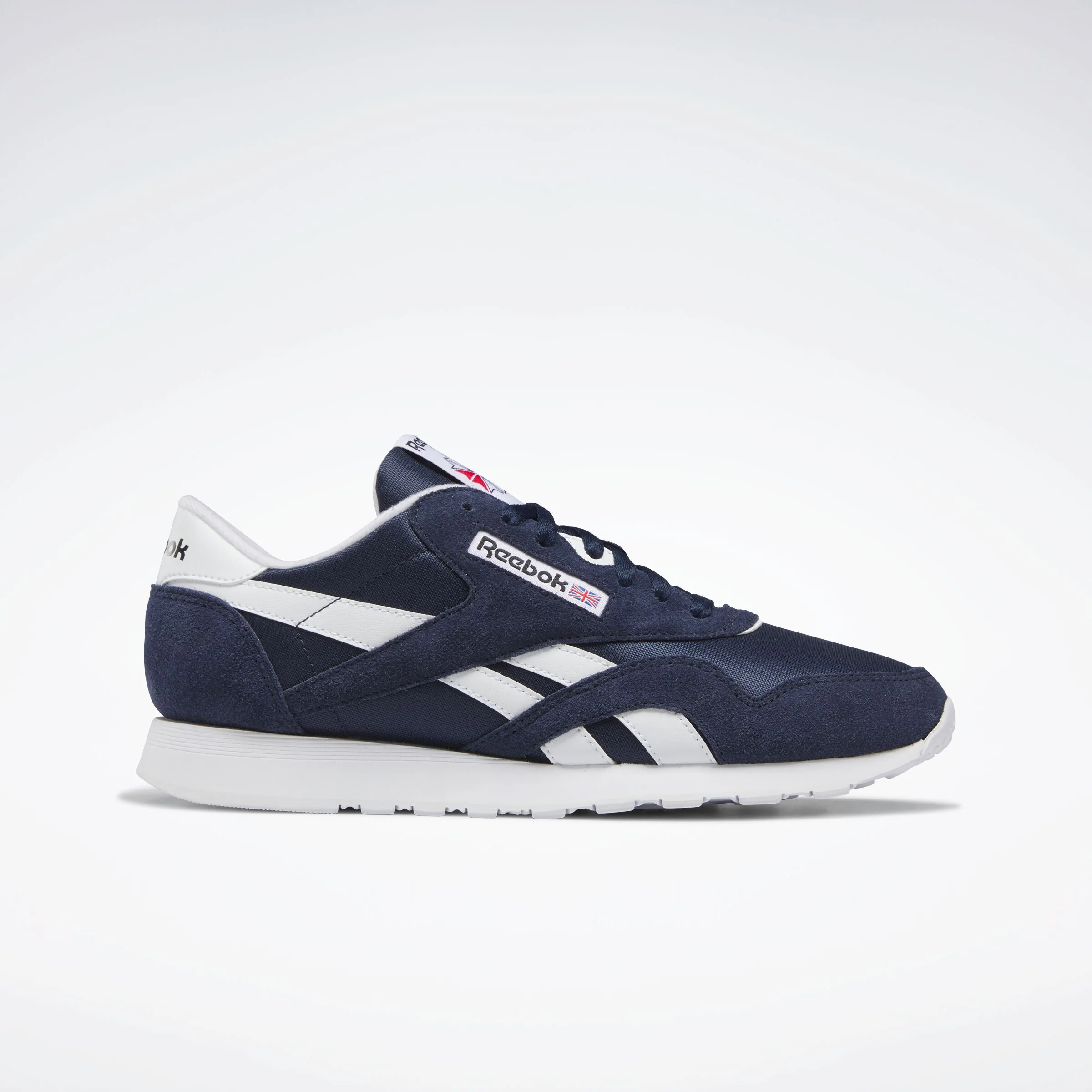 Classic Nylon Men's Shoes Vector Navy/White/White