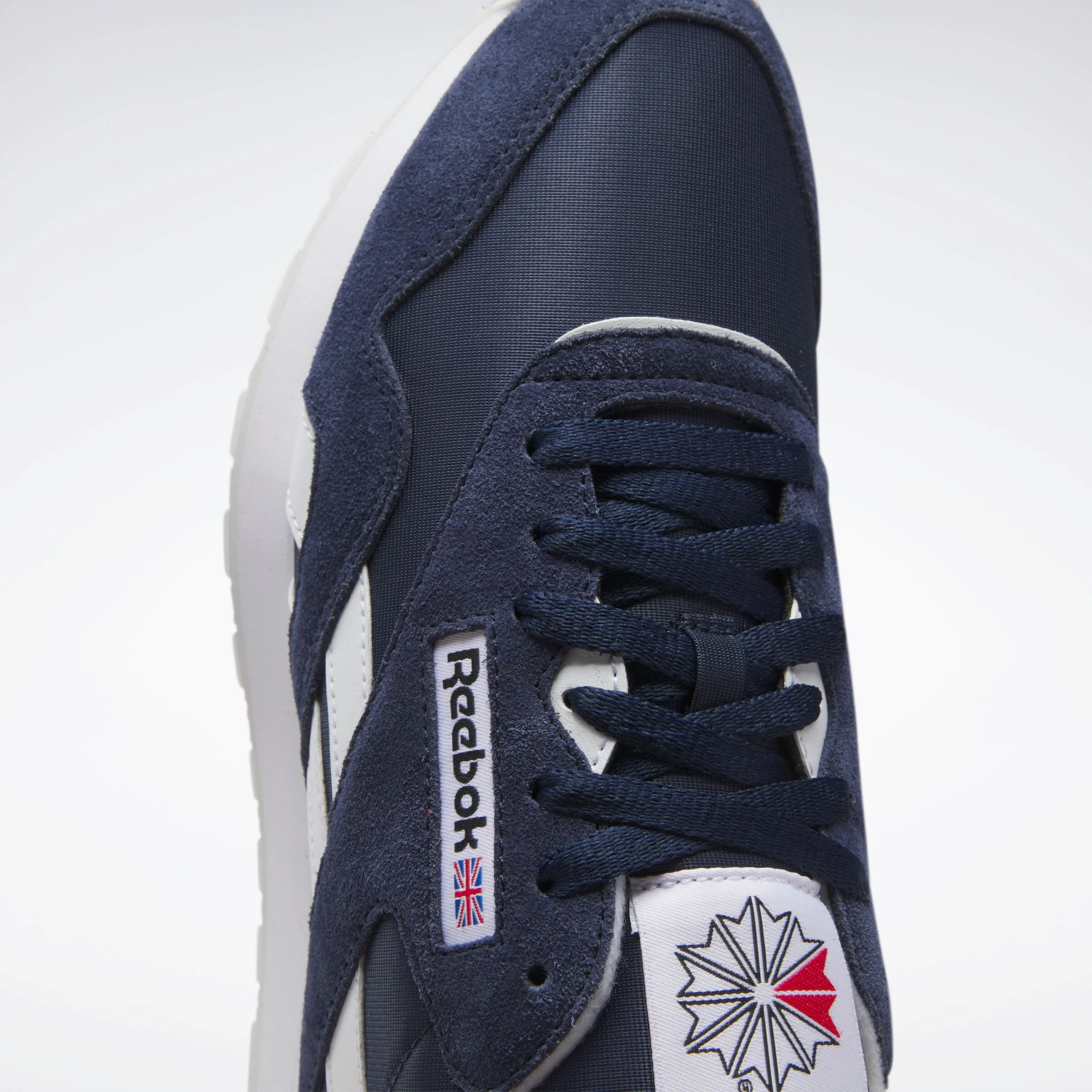 Classic Nylon Men's Shoes Vector Navy/White/White - Image 8