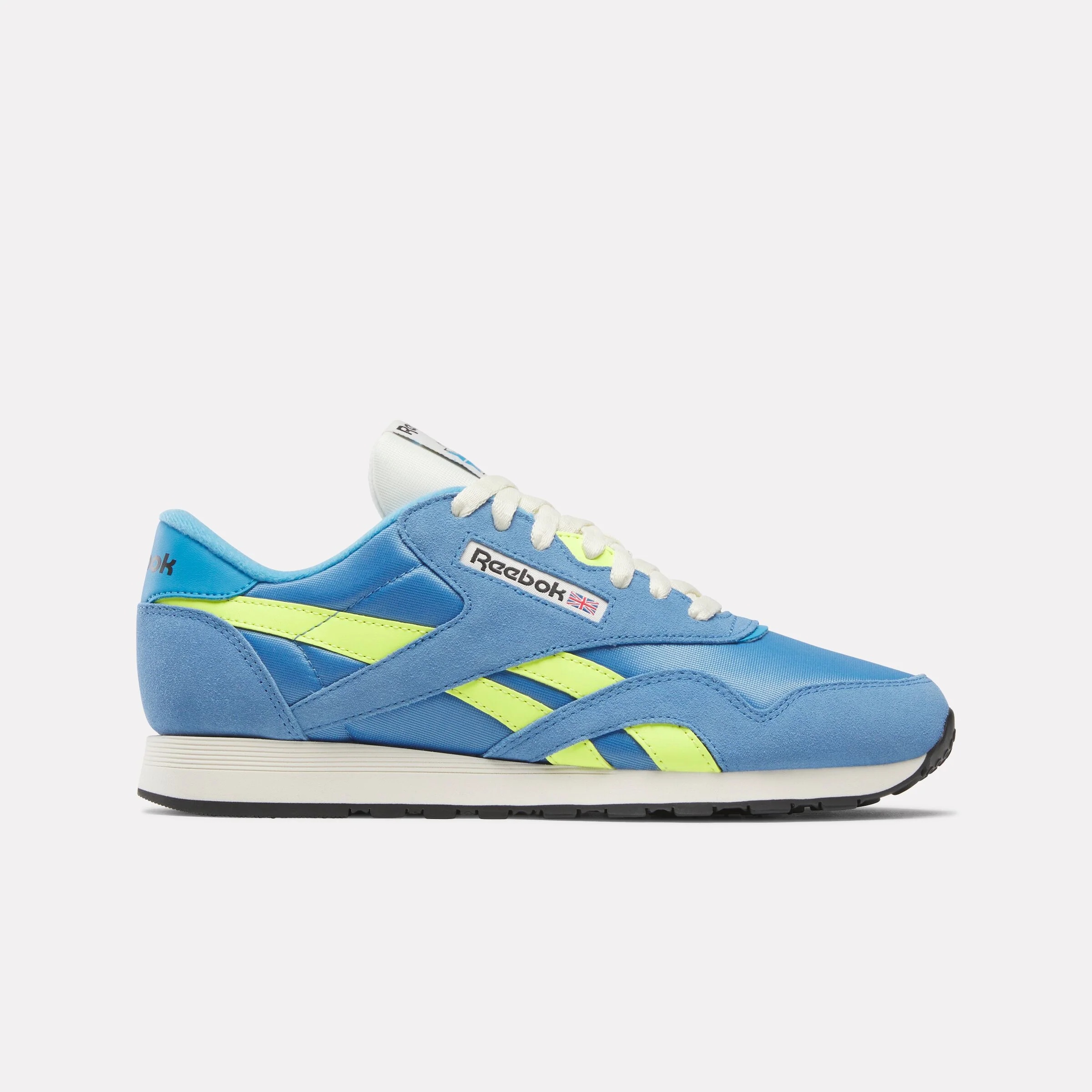 Classic Nylon Shoes Blue/Acidyellow/Vtgchalk