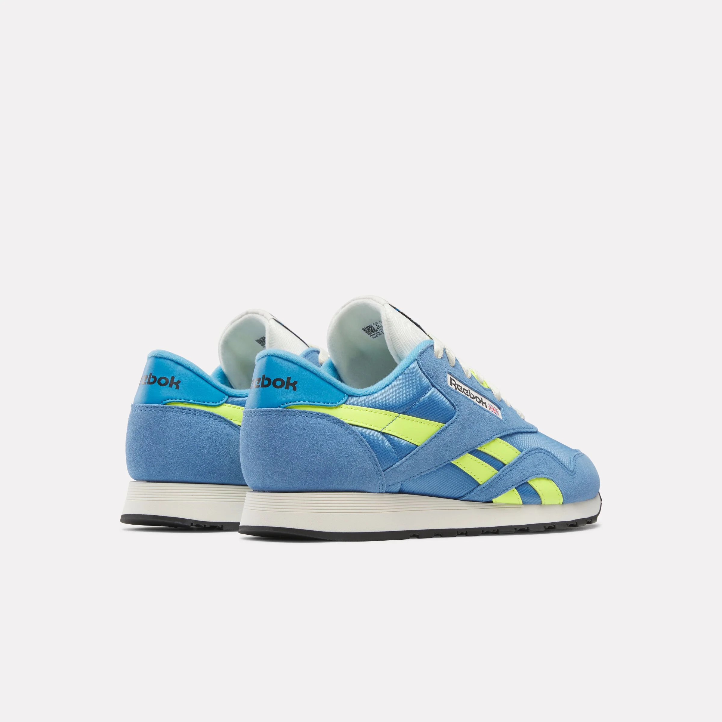 Classic Nylon Shoes Blue/Acidyellow/Vtgchalk - Image 5