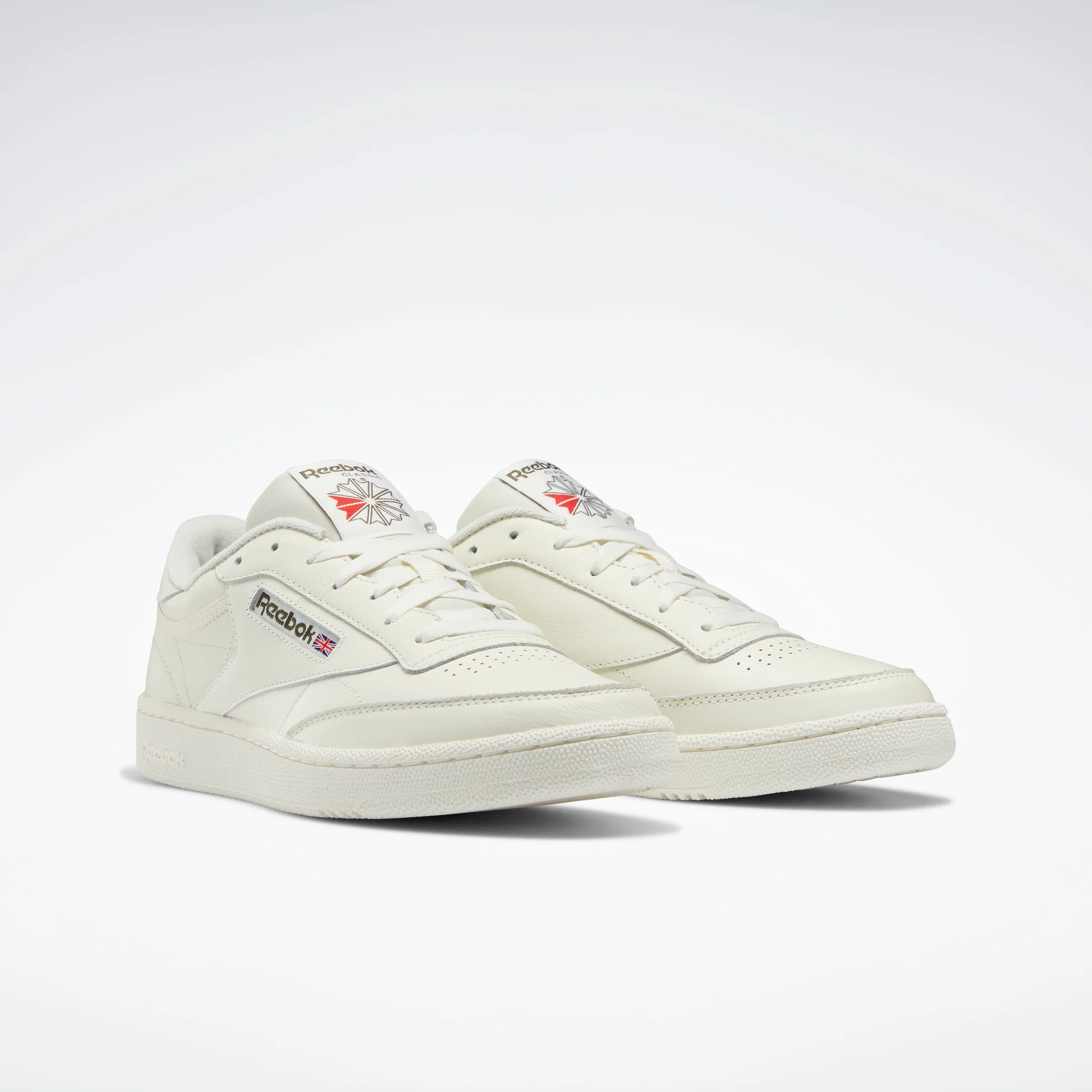 Club C 85 Shoes Chalk/Chalk/Army Green - Image 5