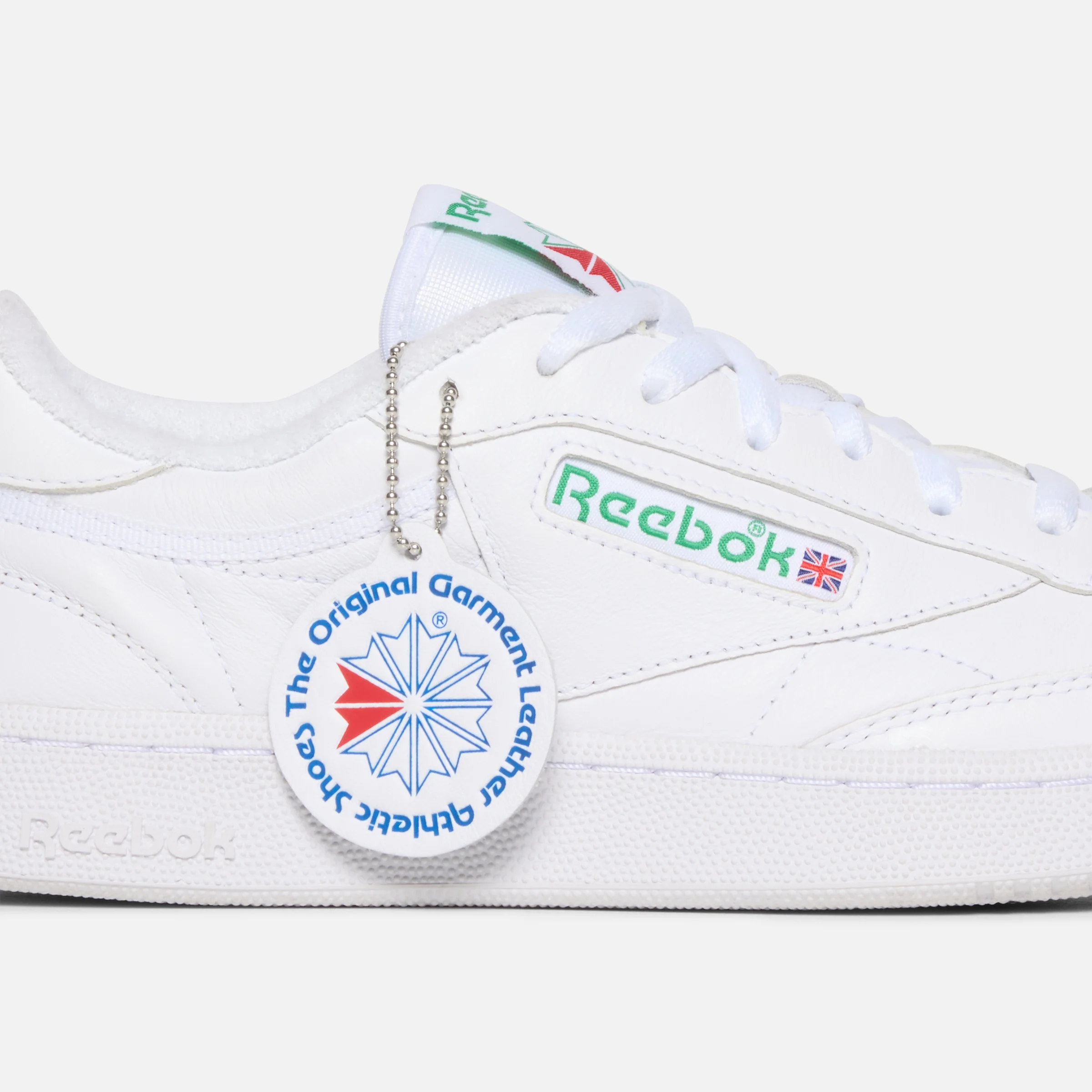 Club C 85 Shoes Int-White/Green - Image 3