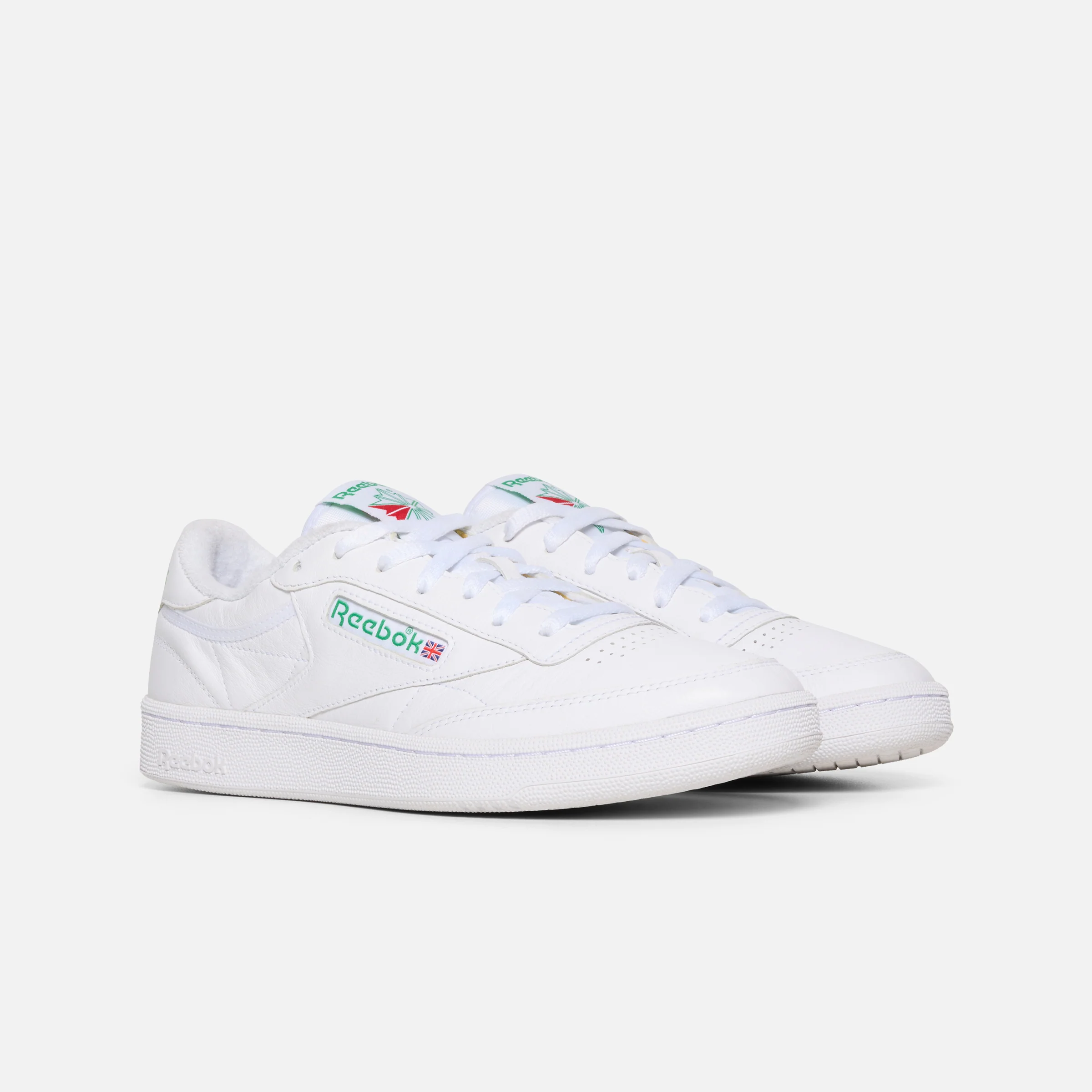 Club C 85 Shoes Int-White/Green - Image 4