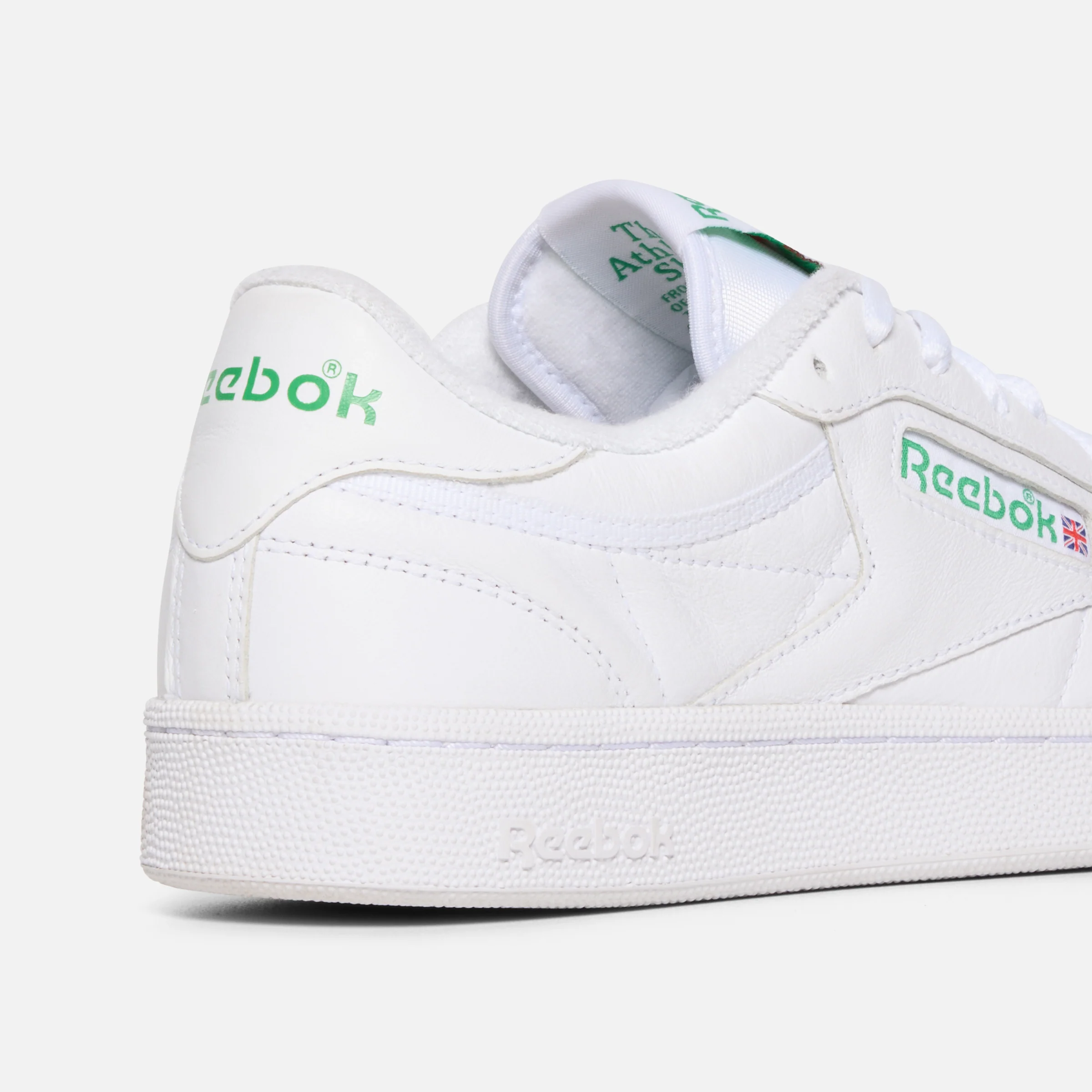 Club C 85 Shoes Int-White/Green - Image 8