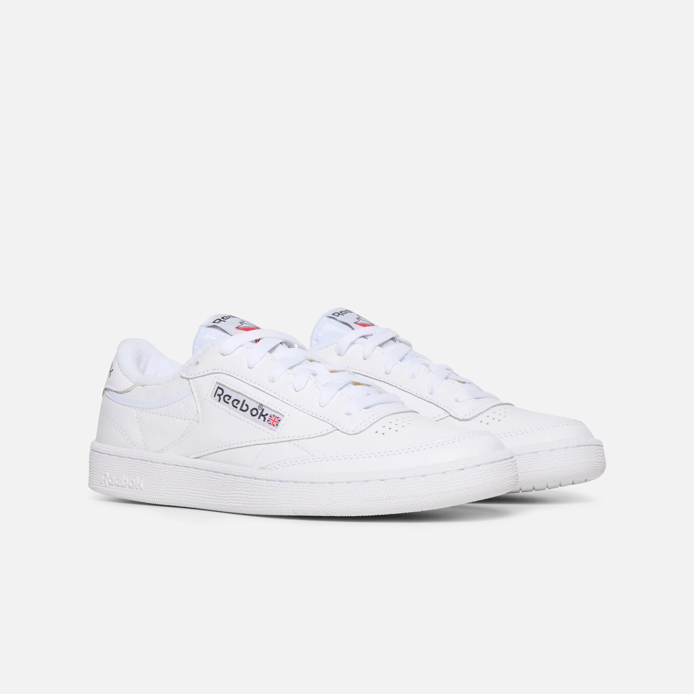 Club C 85 Shoes White/White/Black - Image 3