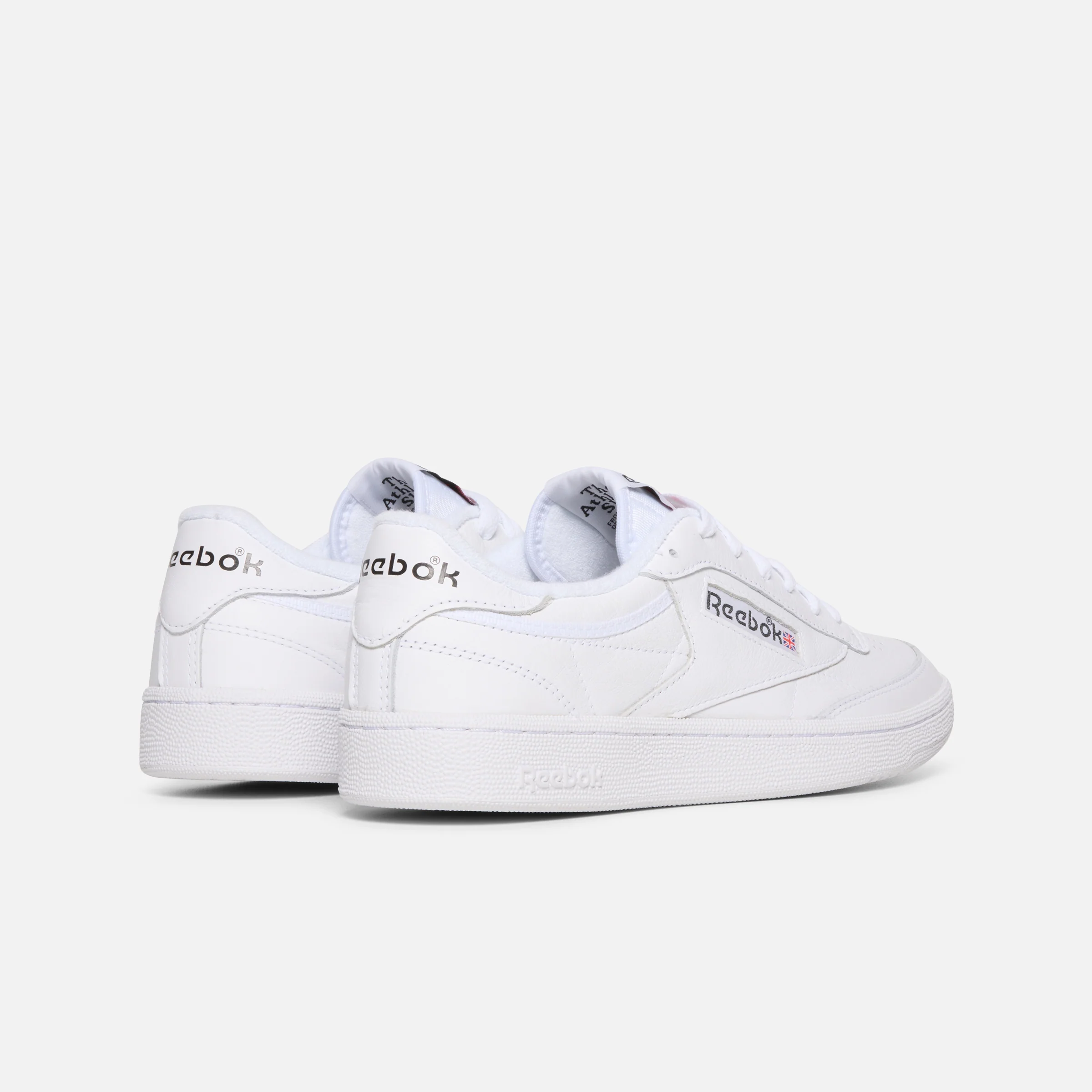 Club C 85 Shoes White/White/Black - Image 4