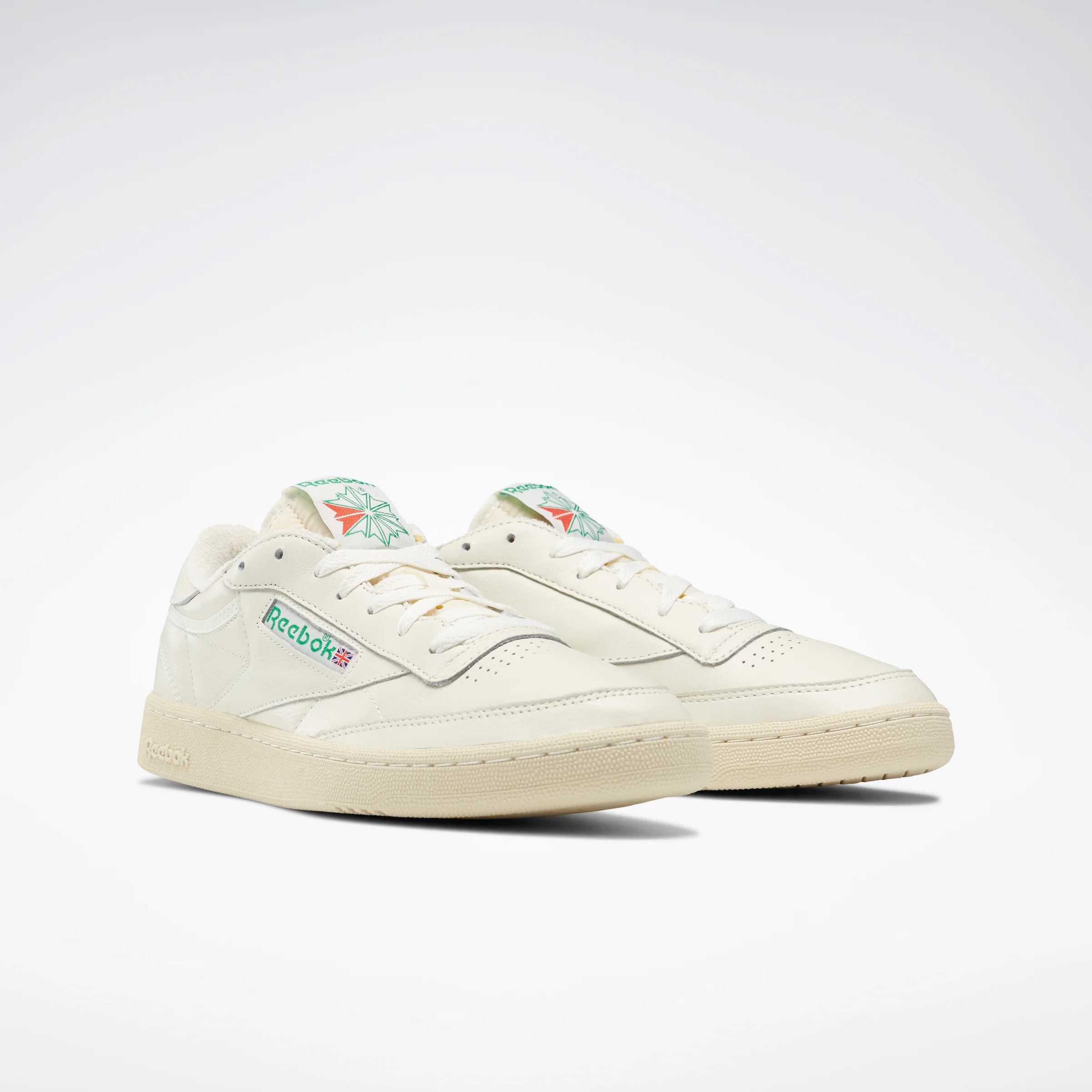 Club C 85 Vintage Shoes Top-Chalk/Paperwht/Glen Green - Image 3