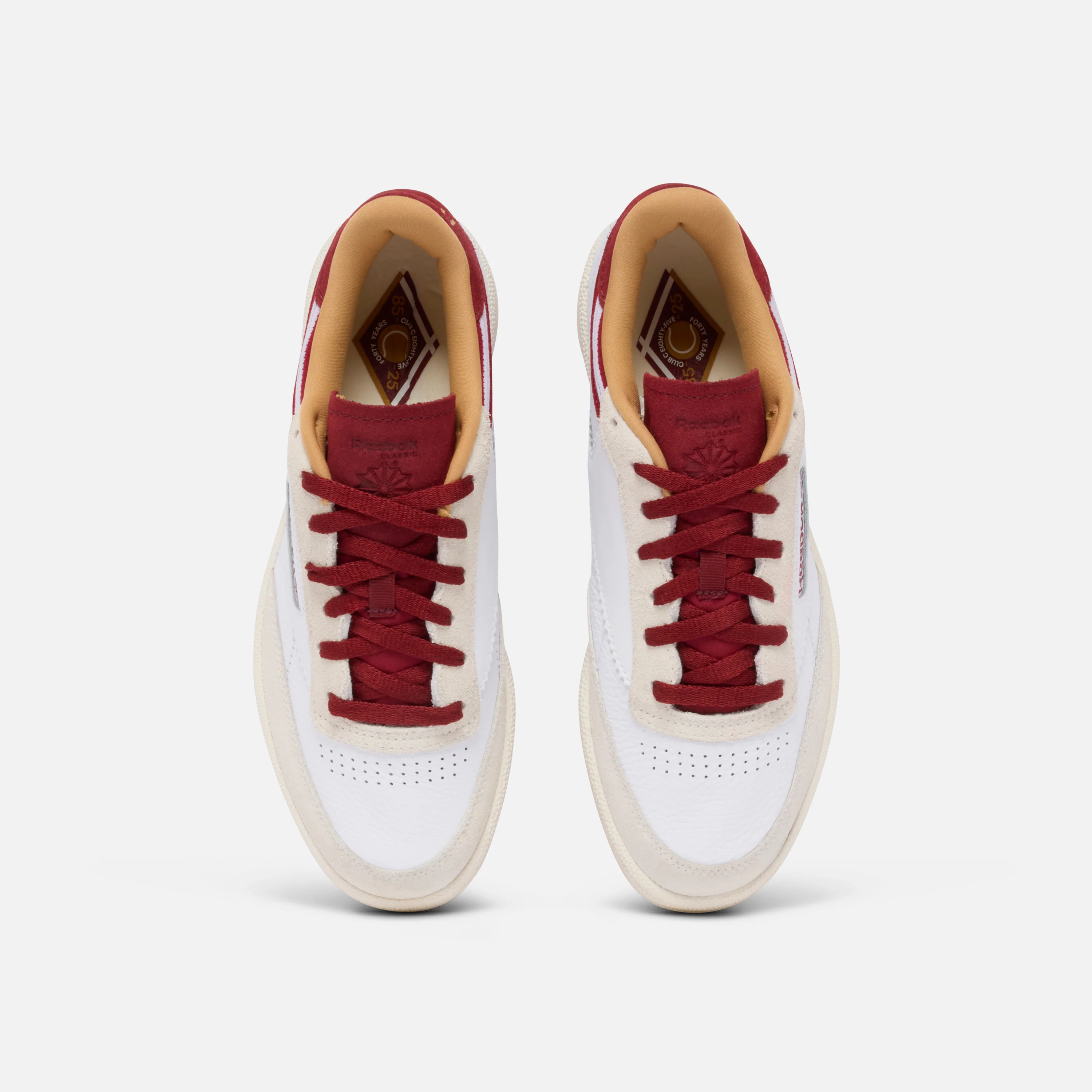 Club C 85 White/Retro Red/Chalk - Image 3
