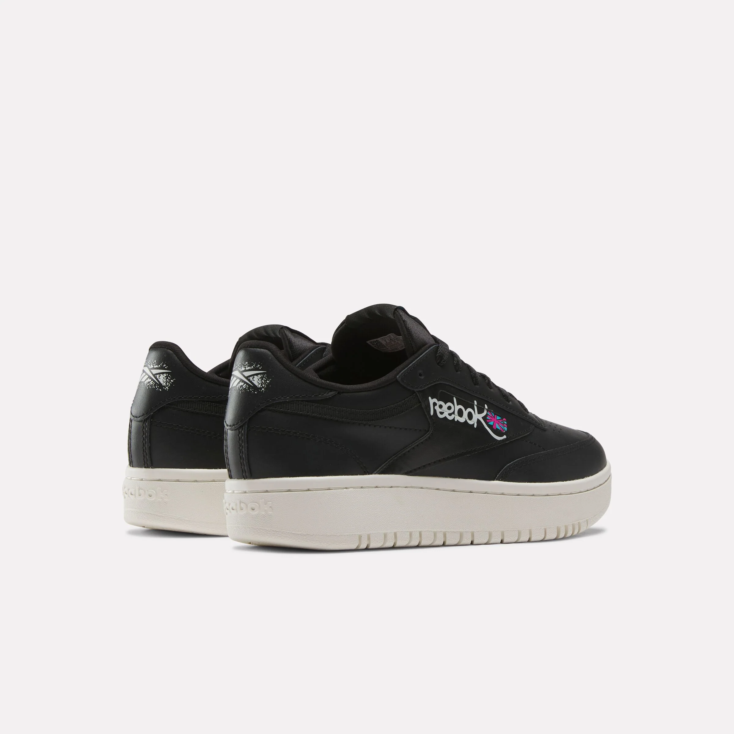 Club C Double Black/Chalk/Laser Pink - Image 3
