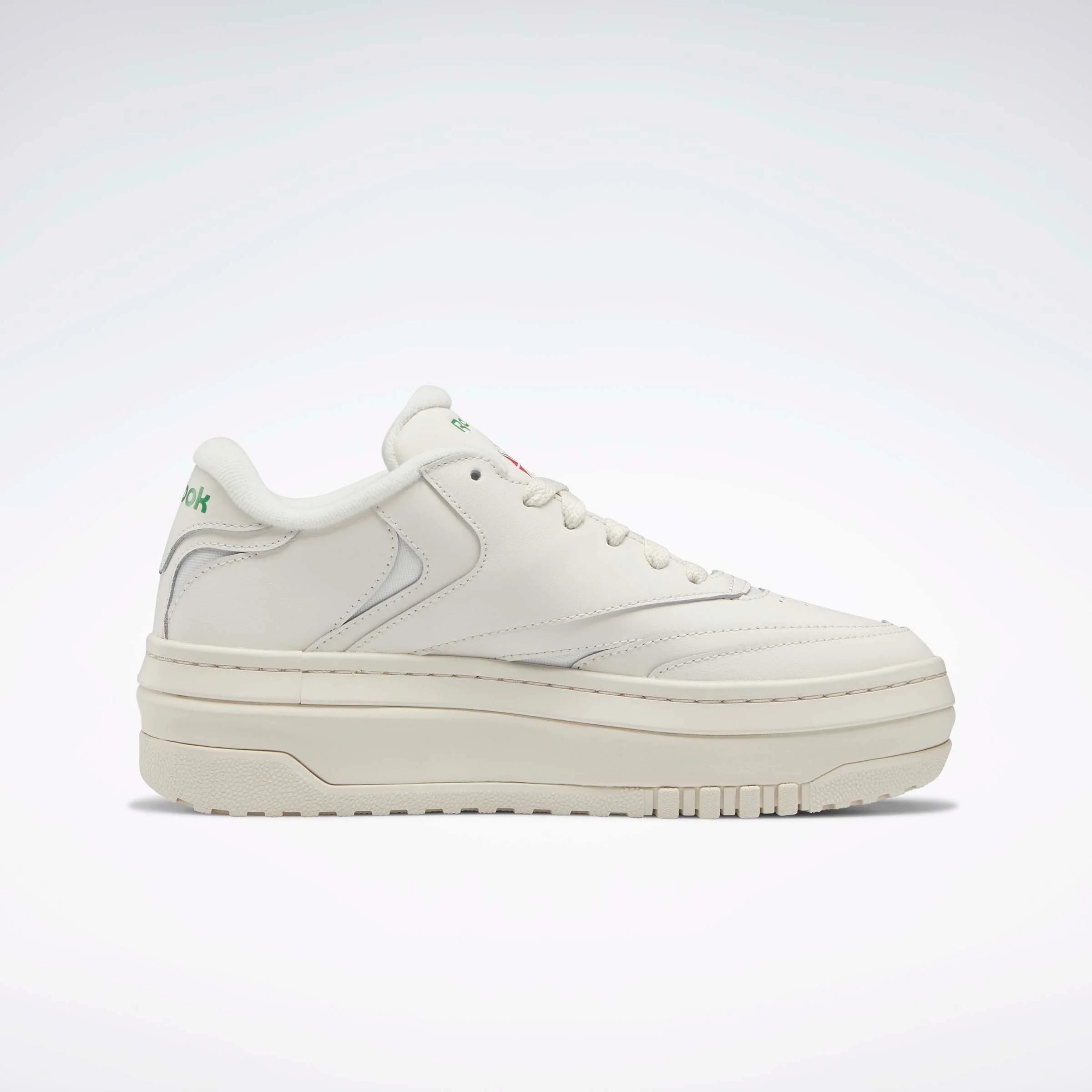 Club C Extra Women's Shoes Chalk/Chalk/Glen Green - Image 3