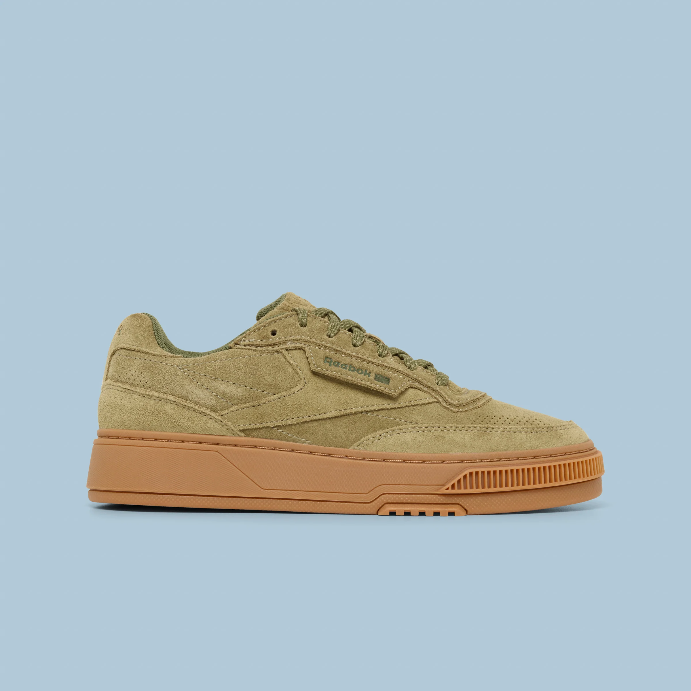 Club C Ltd Olive Green Suede