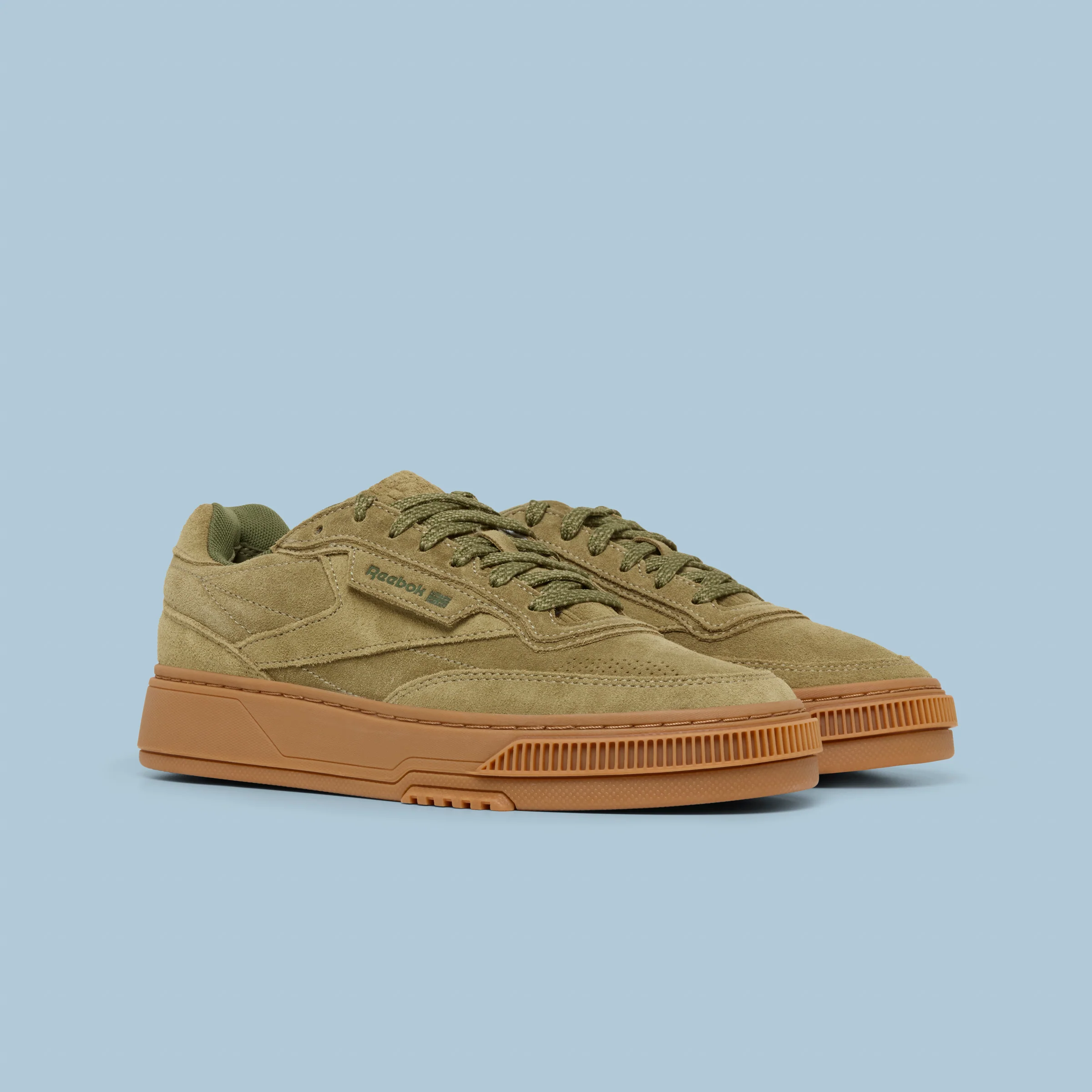 Club C Ltd Olive Green Suede - Image 2